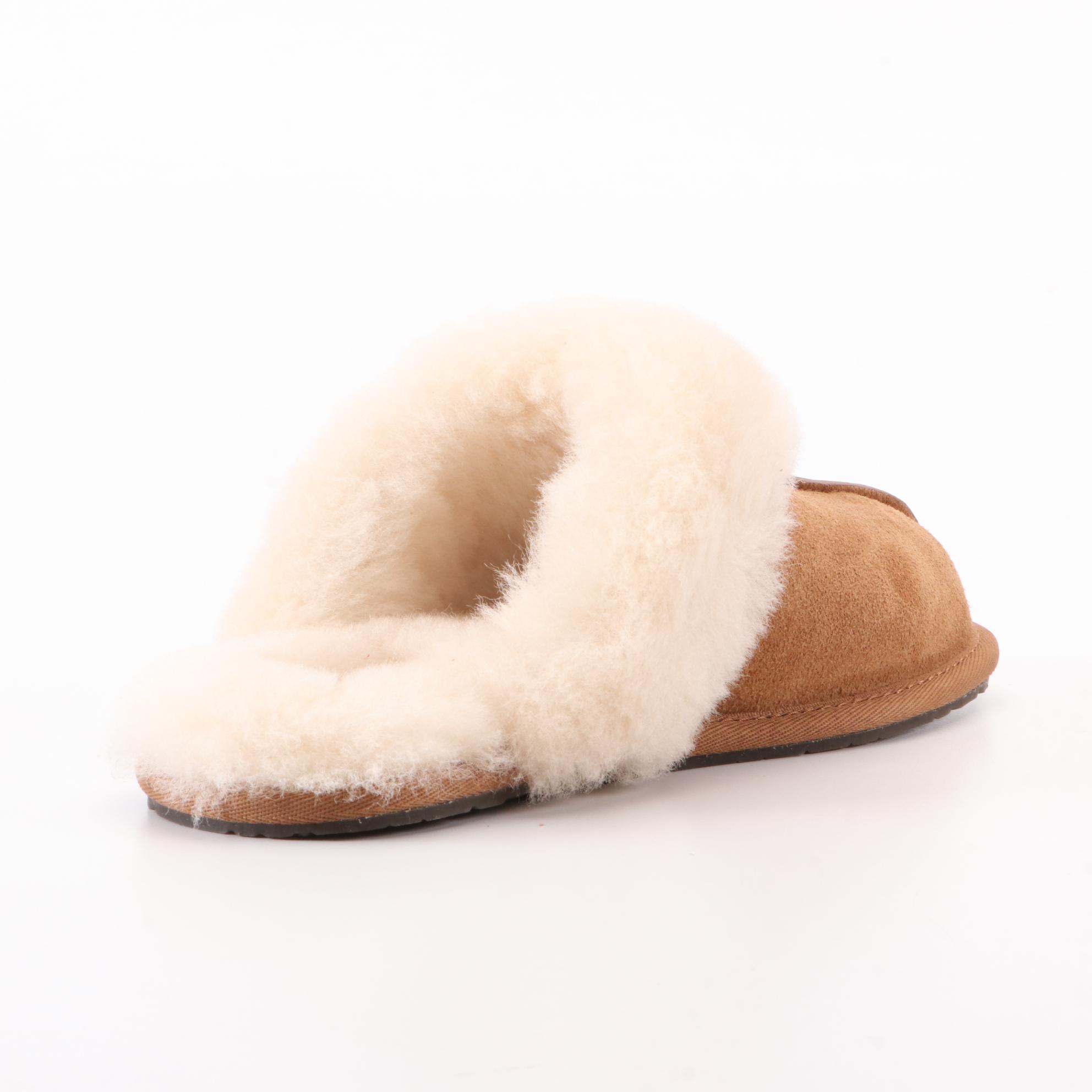 UGG Scuffette II Slippers in Suede and Sheepskin with Box
