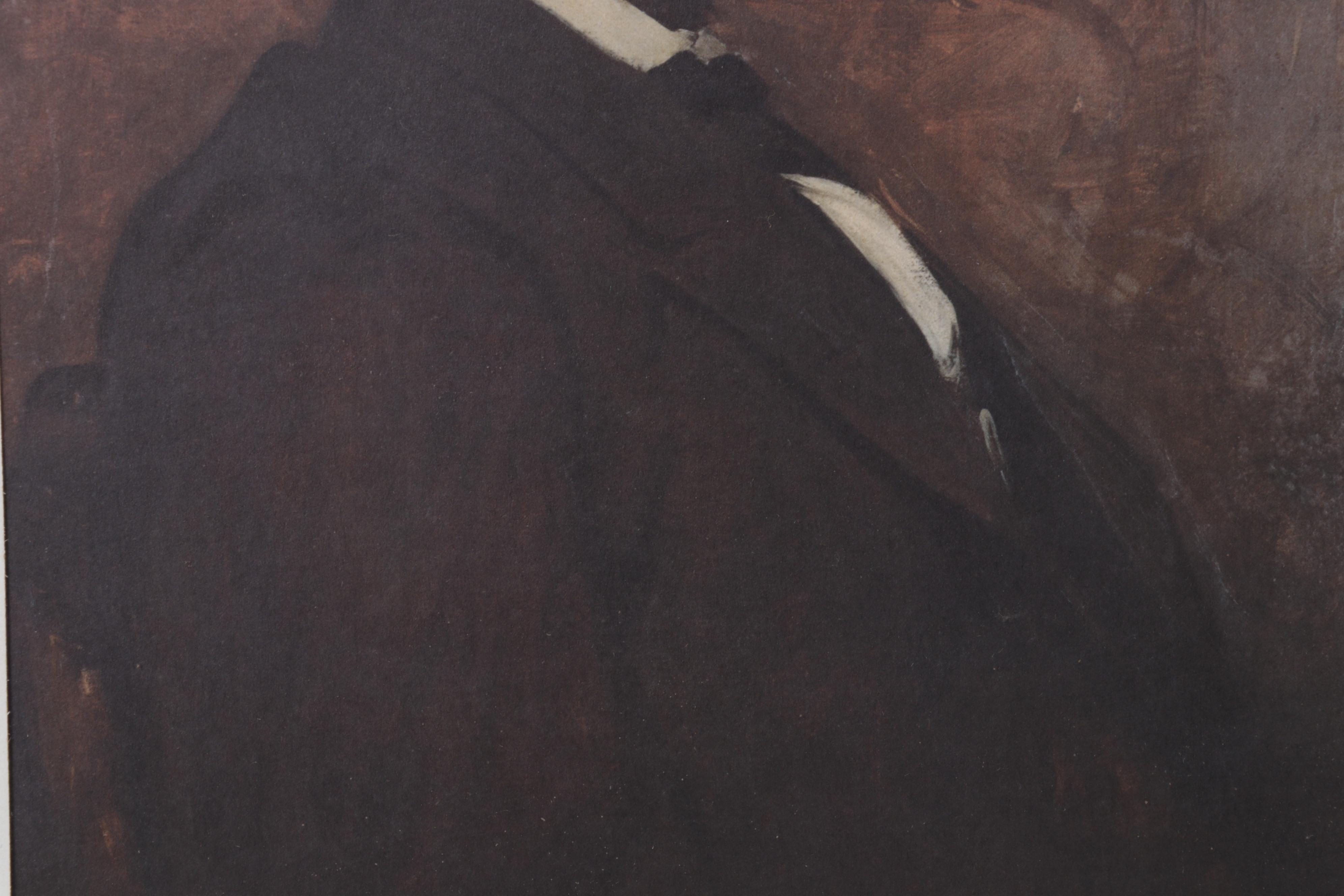 Offset Lithograph After Allen Tupper True "Abraham Lincoln," Late 20th Century