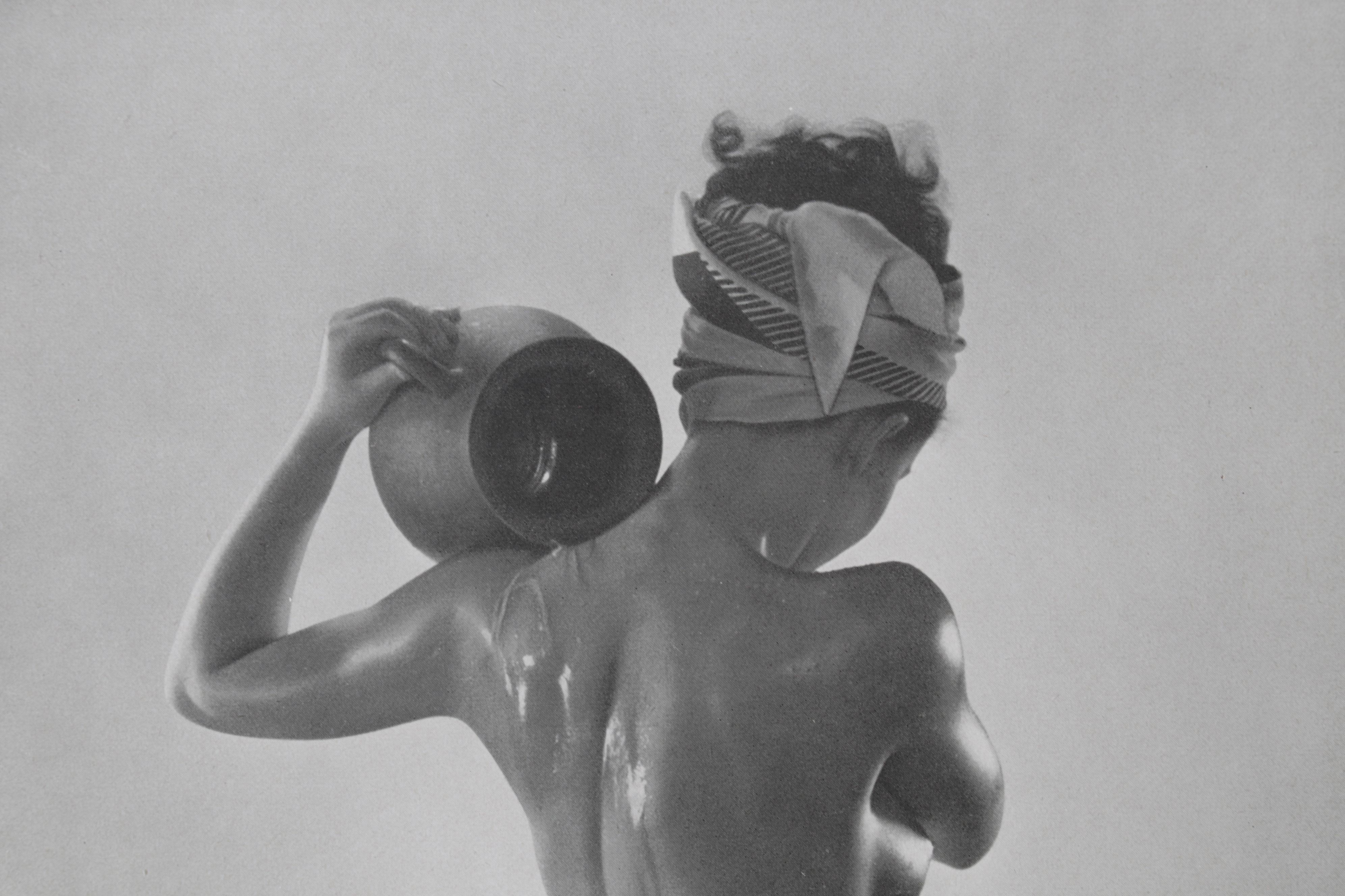 Bruno Schultz Nude Portrait Halftone From "Das Deutsche Aktwerk," Circa 1940