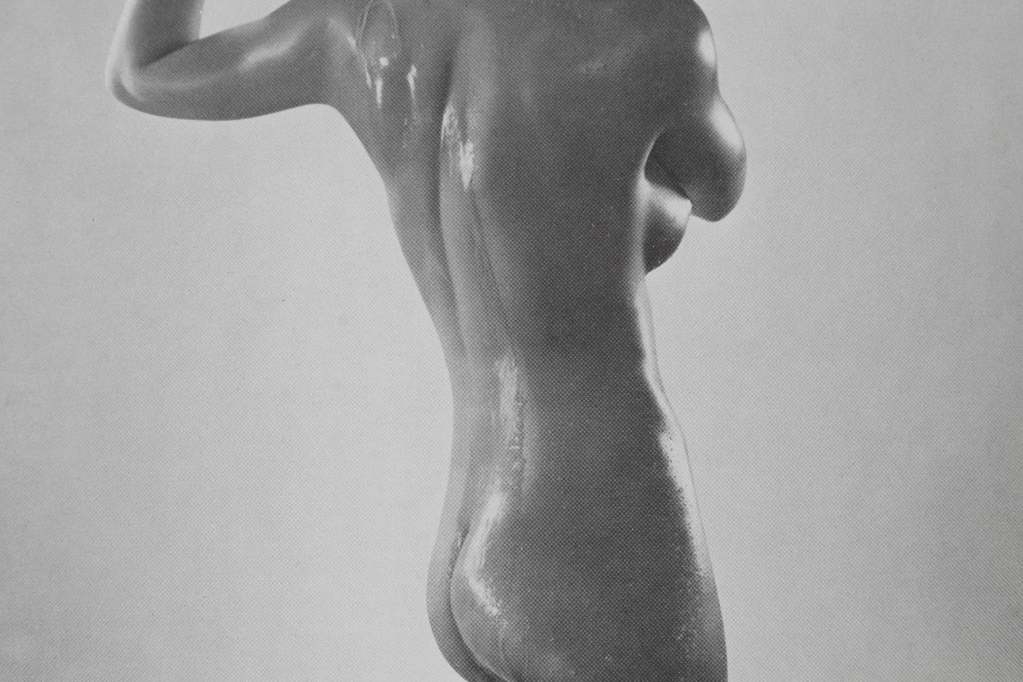 Bruno Schultz Nude Portrait Halftone From "Das Deutsche Aktwerk," Circa 1940