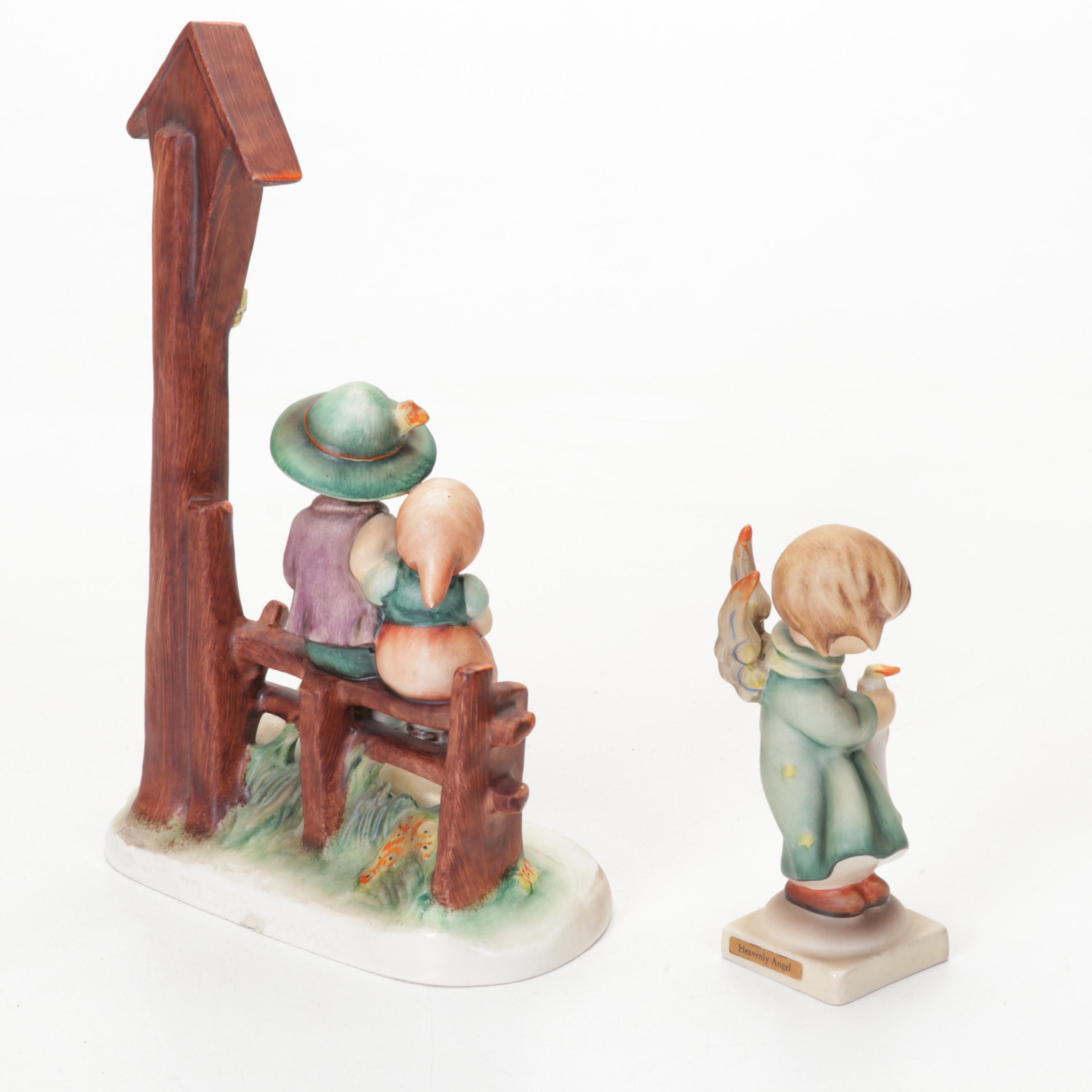 Goebel Hummel Porcelain "Wayside Devotion" and Other Figurines