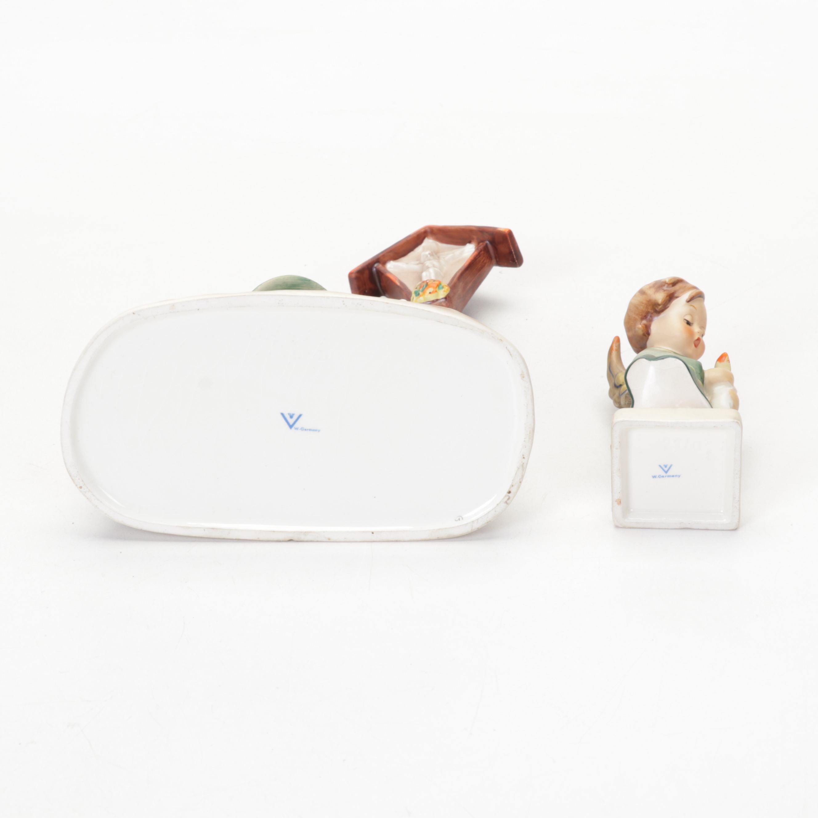 Goebel Hummel Porcelain "Wayside Devotion" and Other Figurines