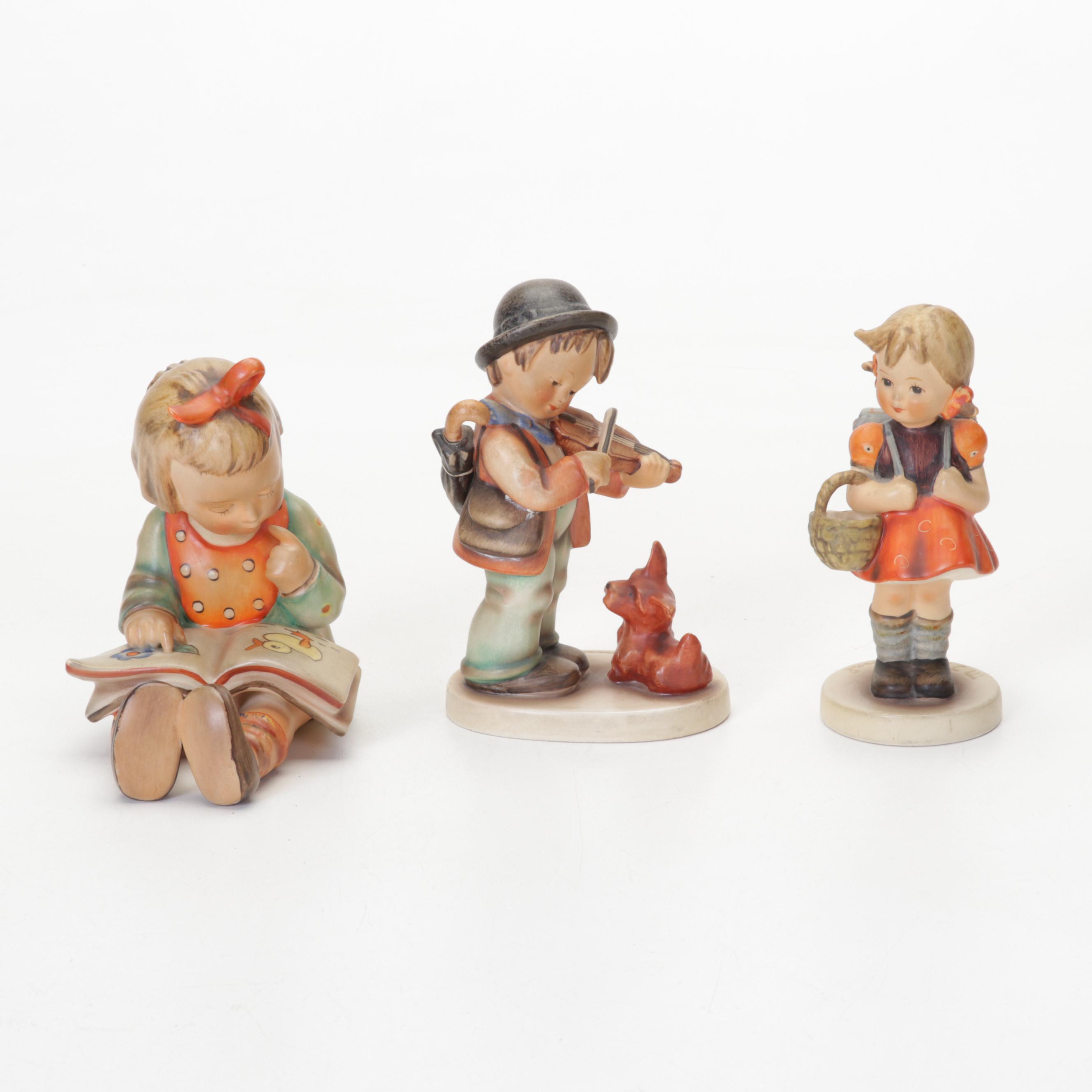Goebel Hummel Porcelain "Wayside Devotion" and Other Figurines