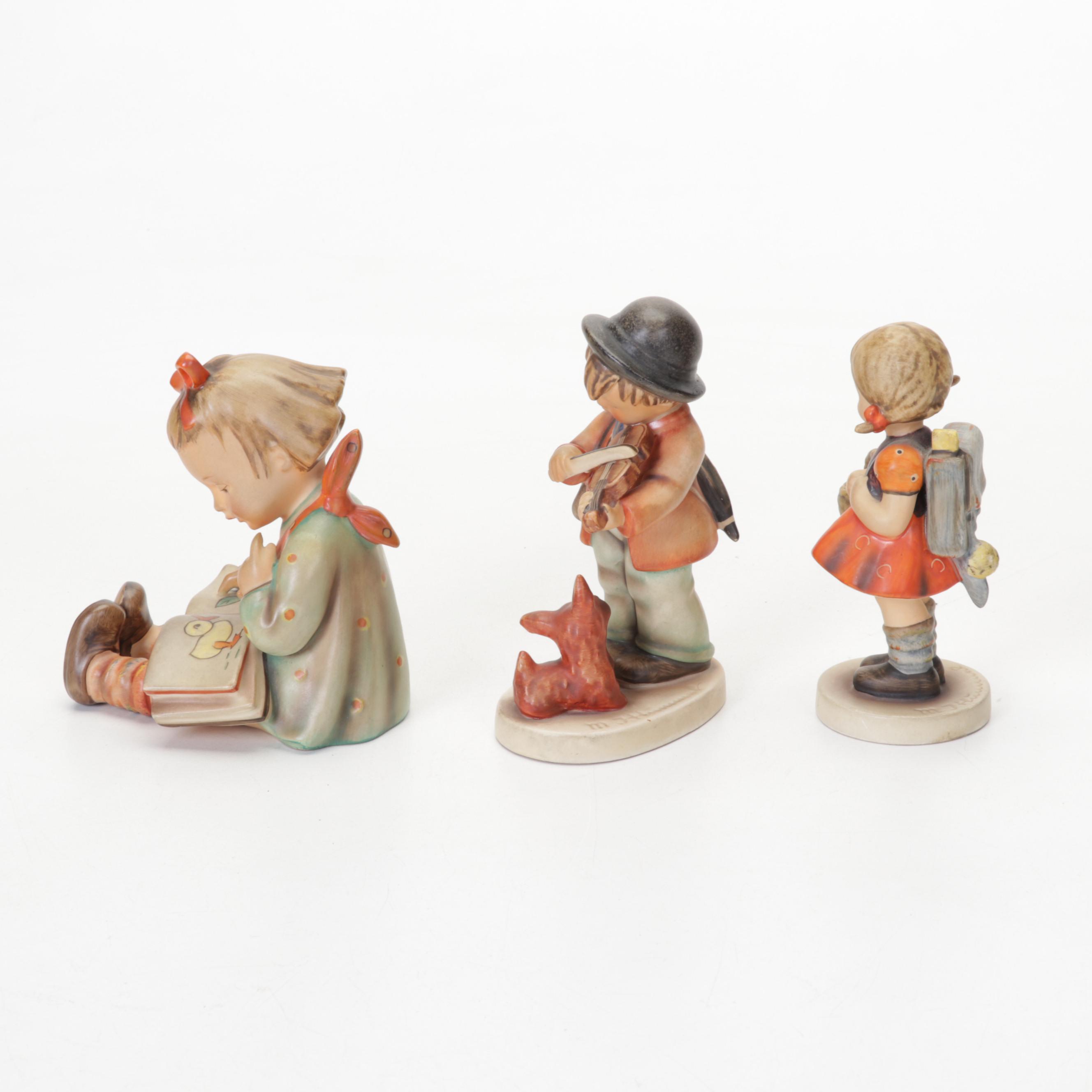 Goebel Hummel Porcelain "Wayside Devotion" and Other Figurines