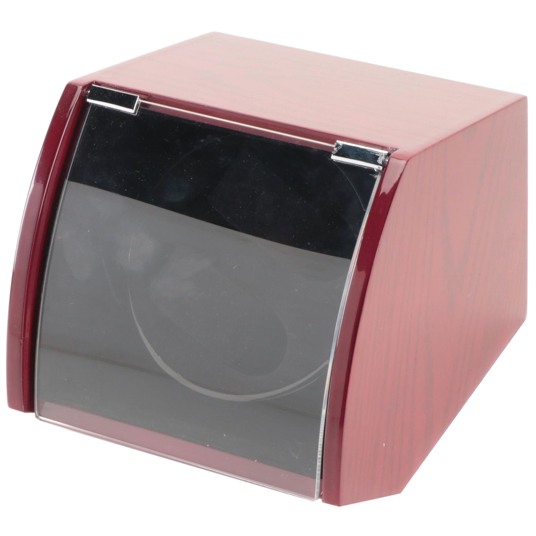 Contemporary Dual Turntable Watch Winder with High Gloss Finish