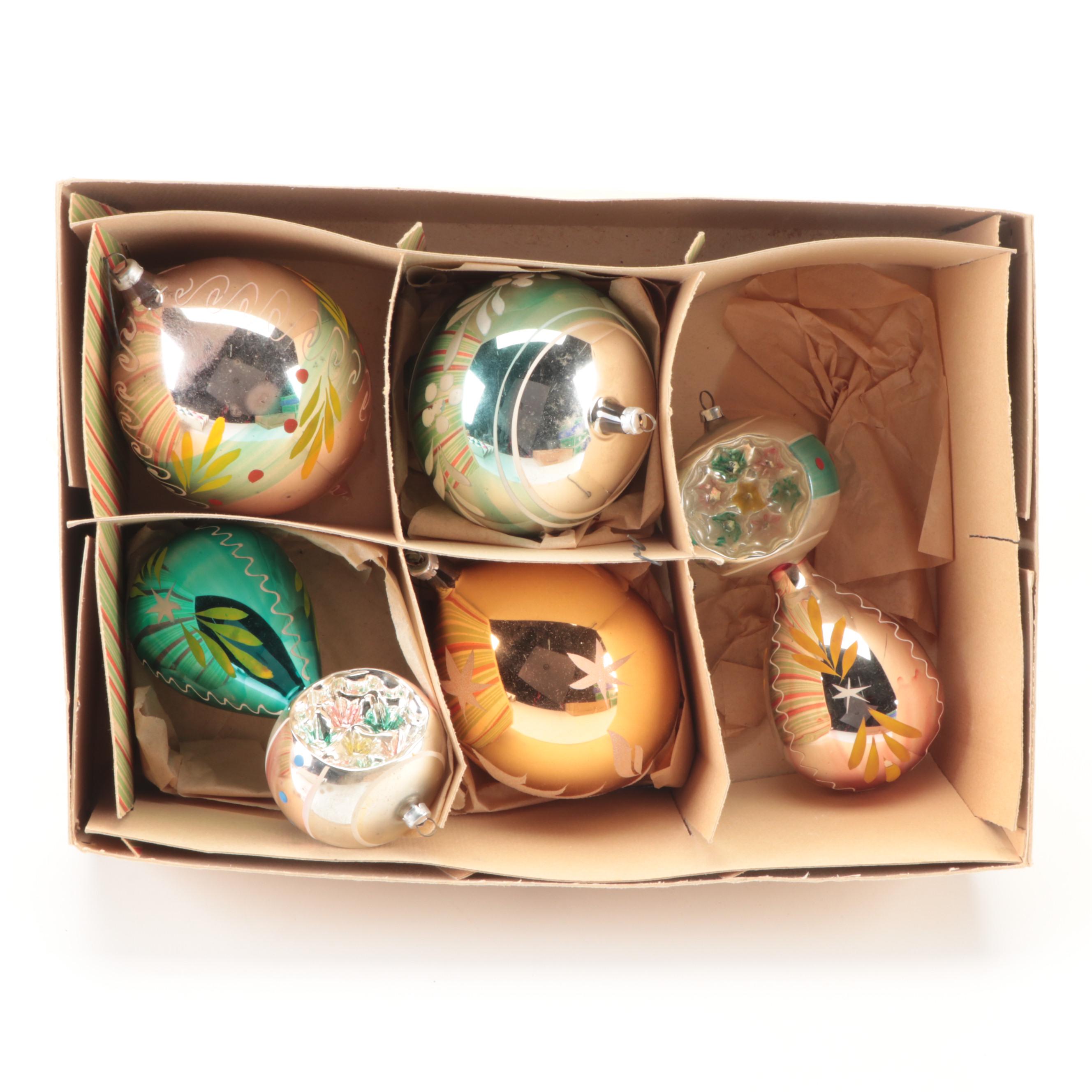 Sears "Imperial Collection", Lanissa and More Glass Christmas Tree Ornaments