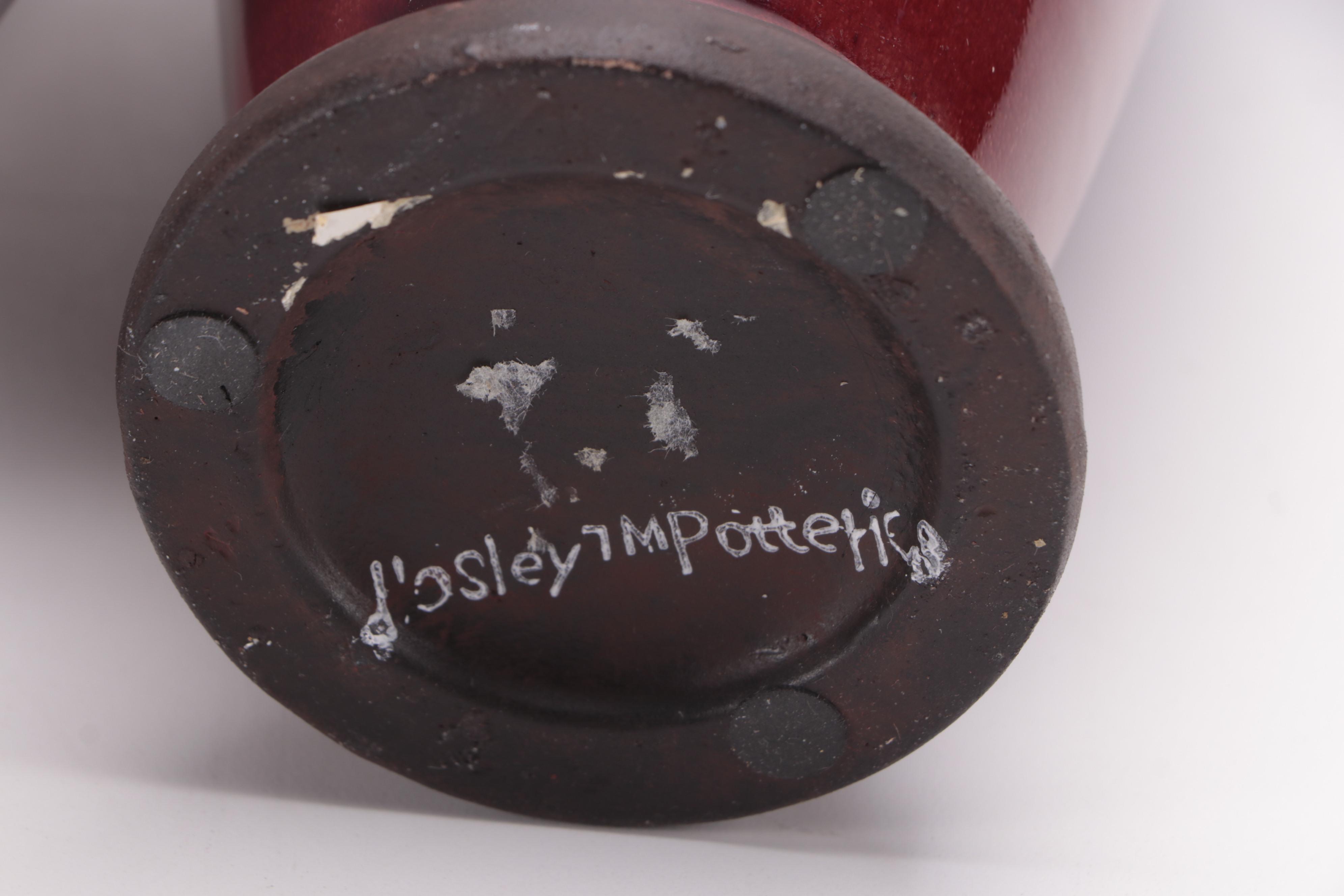 Hosley Potteries Glazed Ceramic Planters with Other Planter