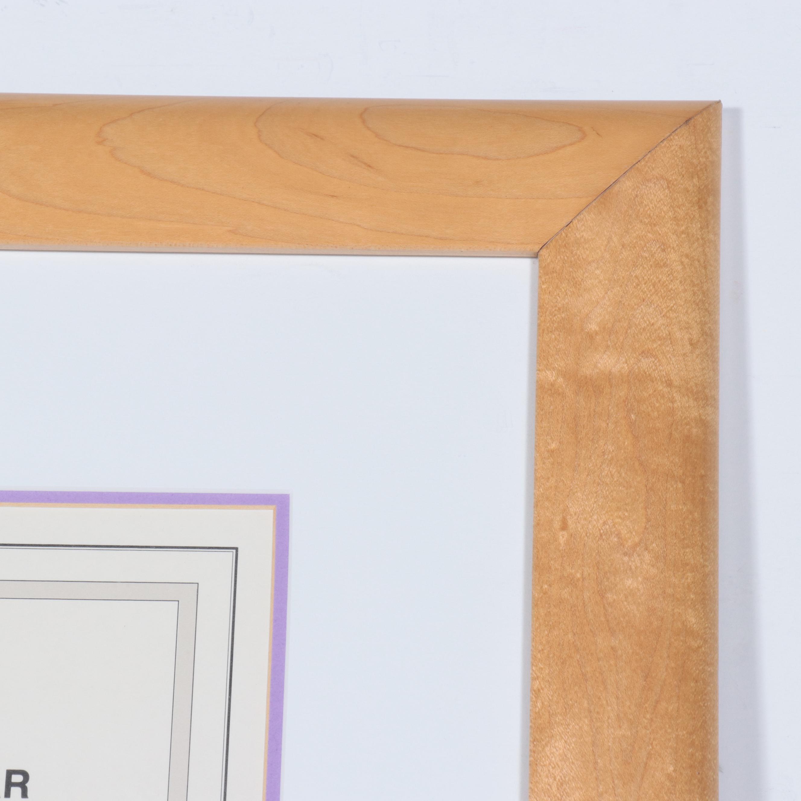 Offset Lithograph Map "Canada: North Circumpolar Region"