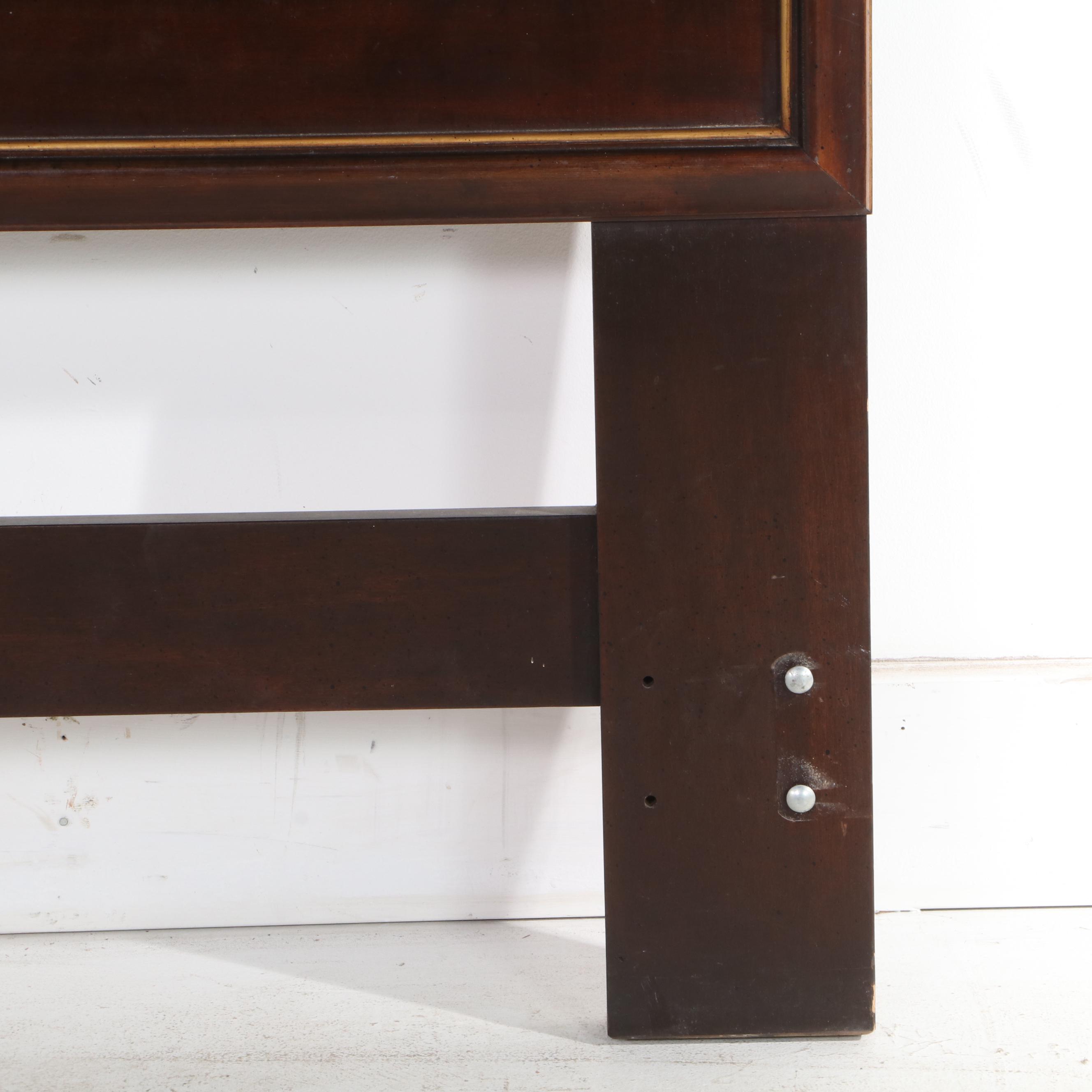 Chinoiserie Decorated Queen Headboard