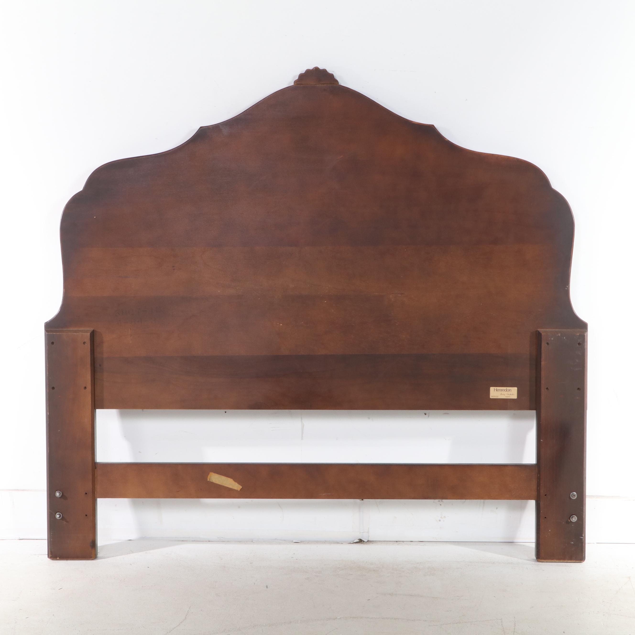 Chinoiserie Decorated Queen Headboard