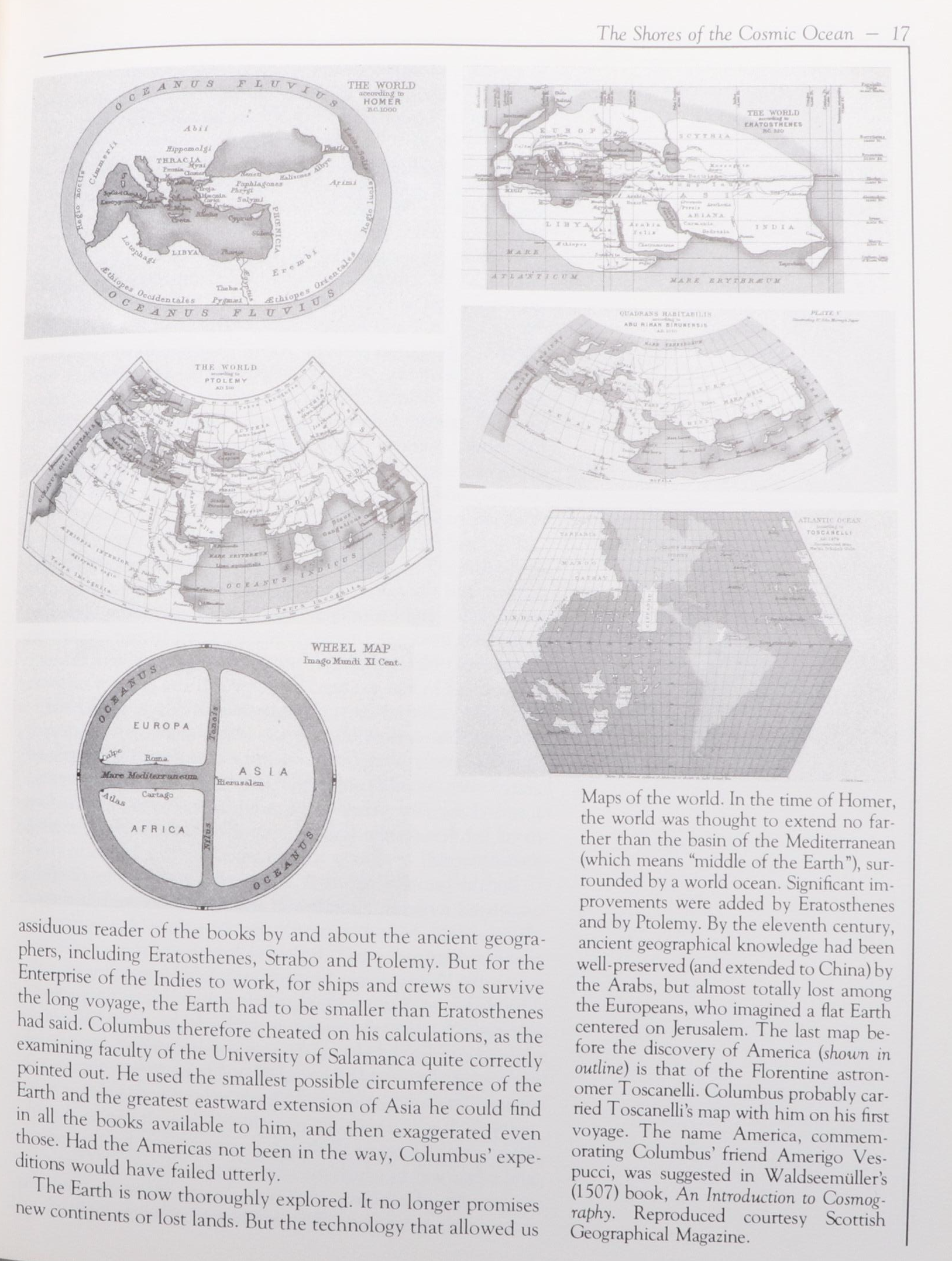 First Edition Thus "Cosmos" by Carl Sagan, 1995