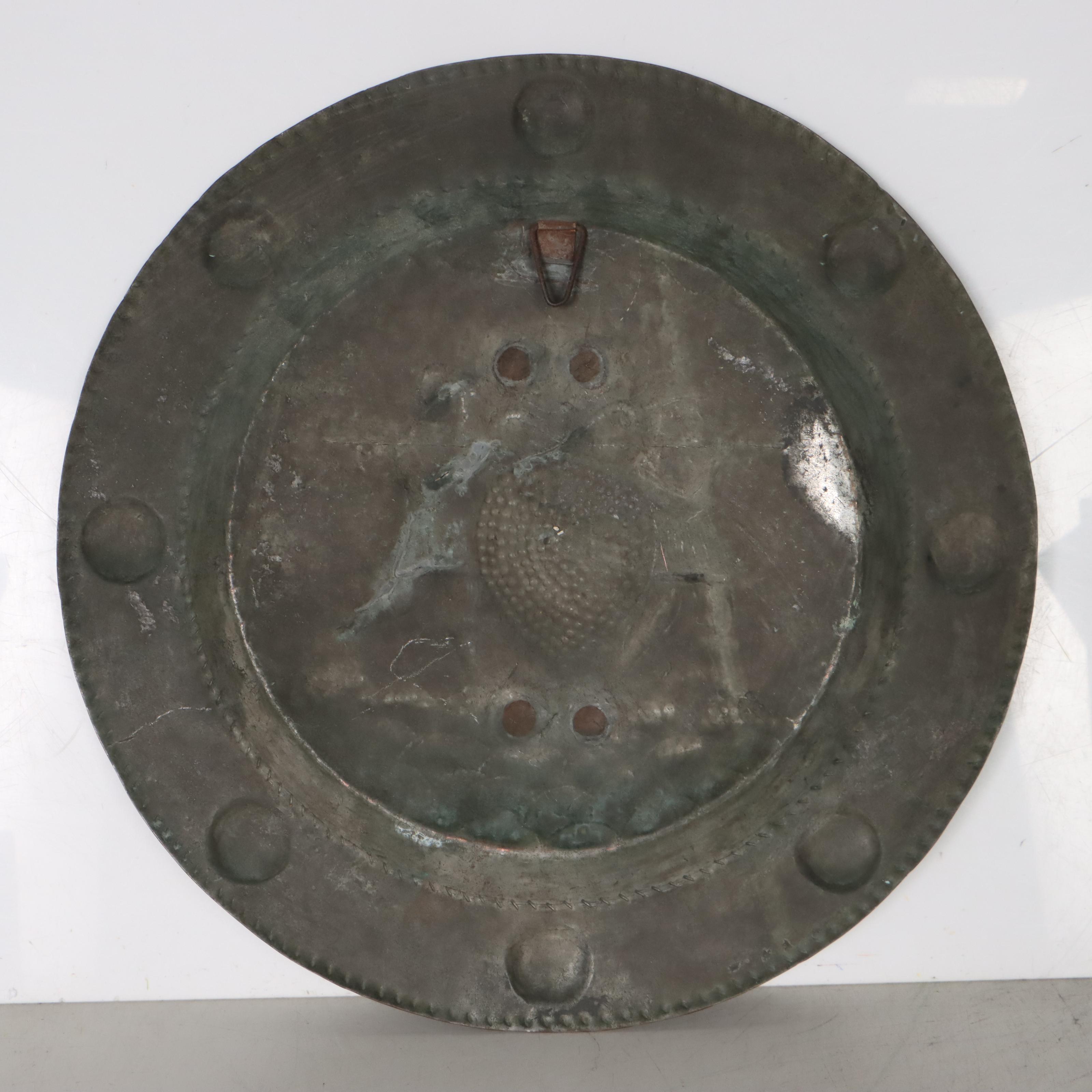 Cast Iron Shield of Warriors
