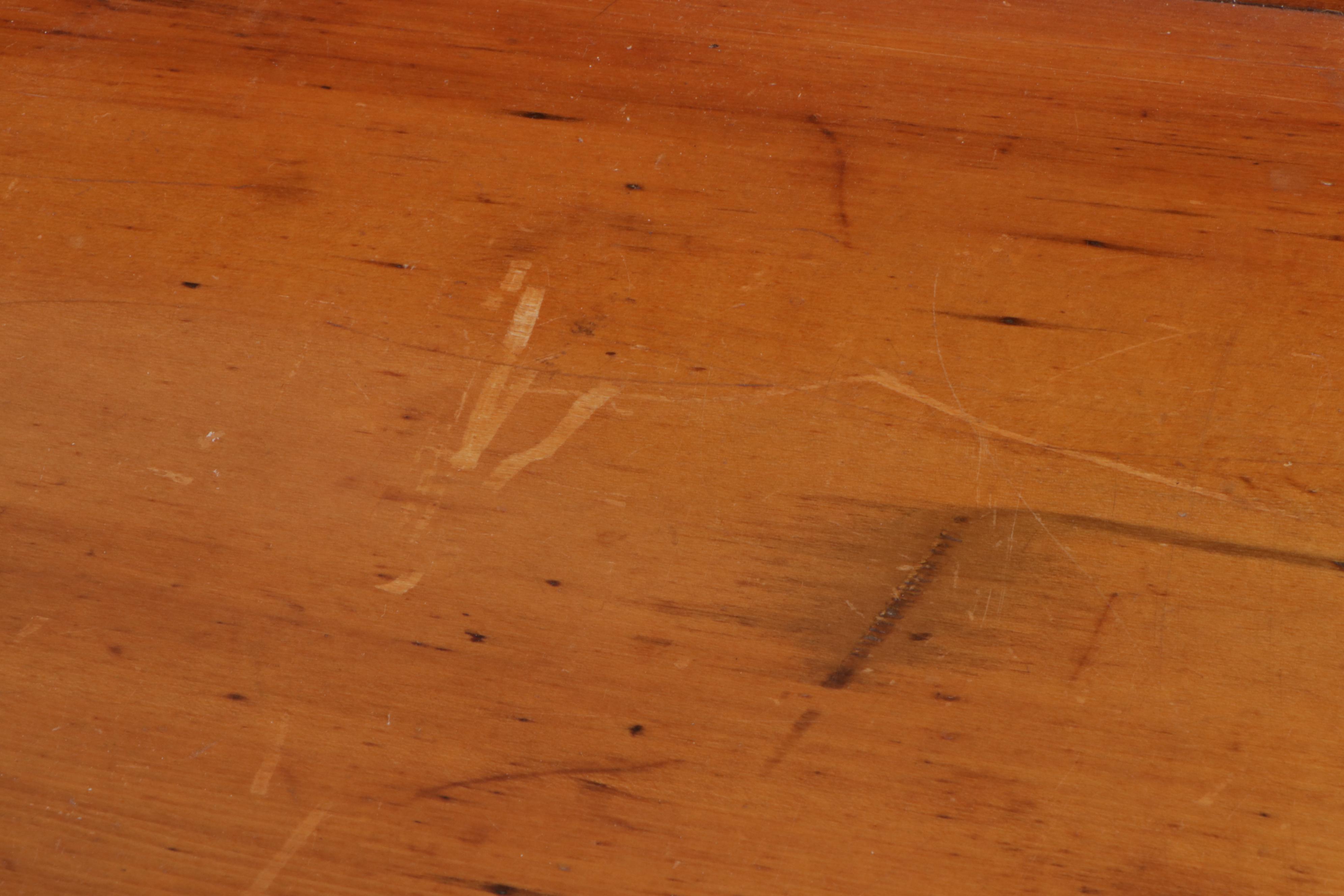 American Empire Poplar Sideboard, inscribed "Joseph Amey", Mid-19th Century