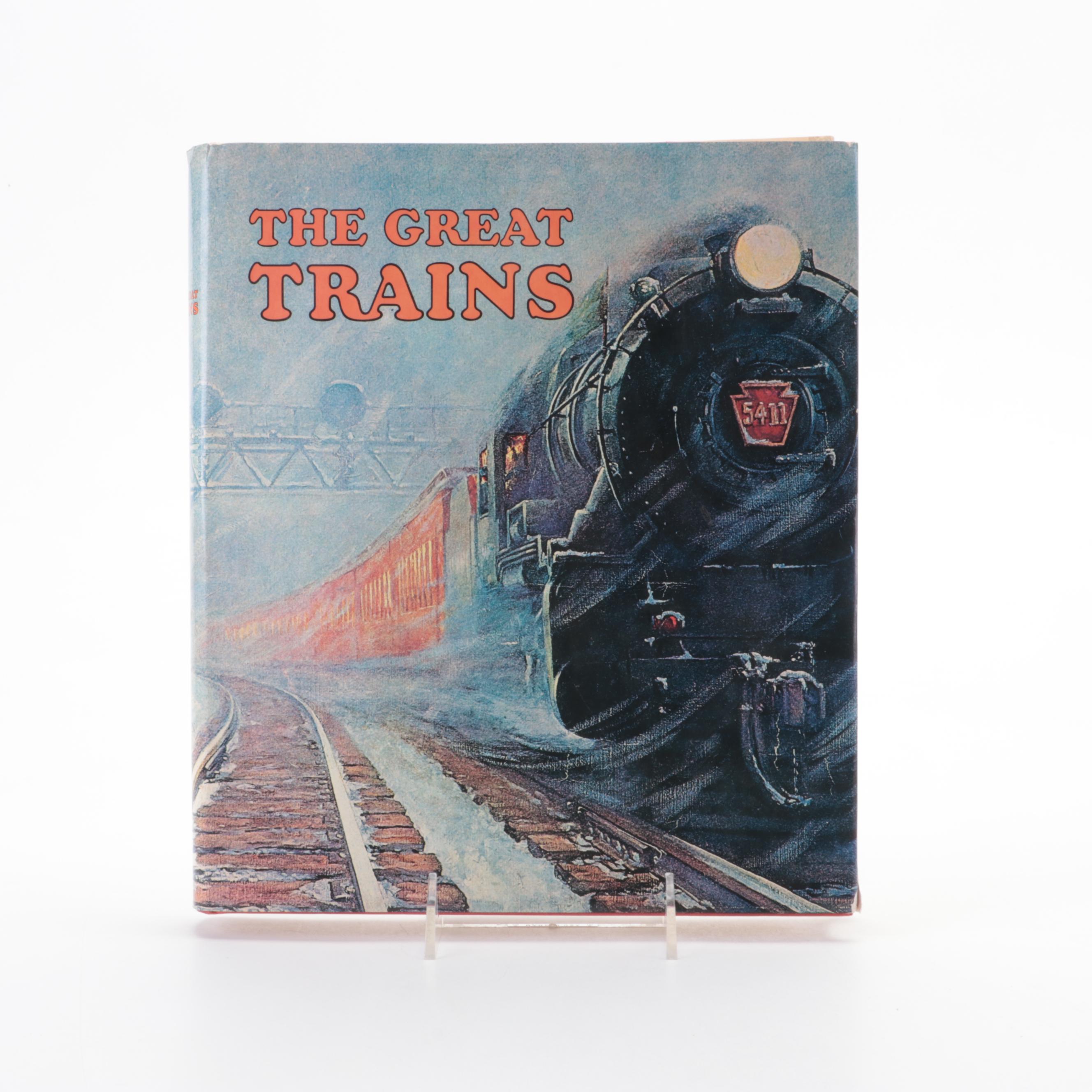 Illustrated "The Great Trains" Edited by Bryan Morgan and More Train Books