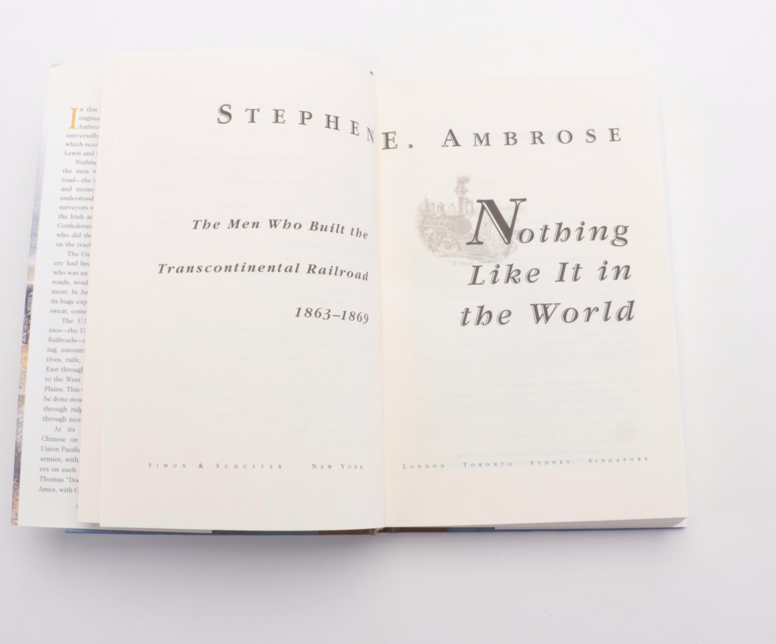 Illustrated "The Great Trains" Edited by Bryan Morgan and More Train Books