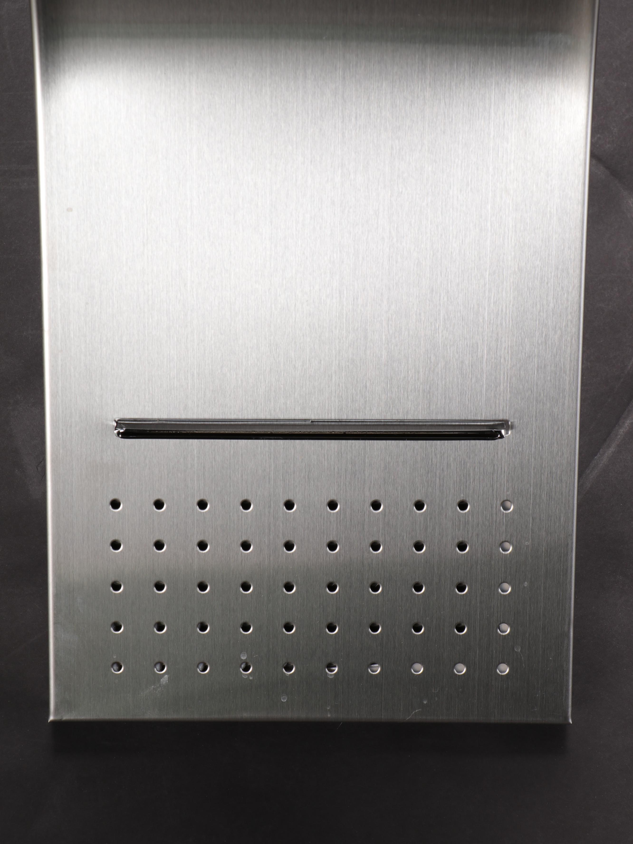 Contemporary Stainless Steel Thermostatic Shower Panel With Six Body Sprays