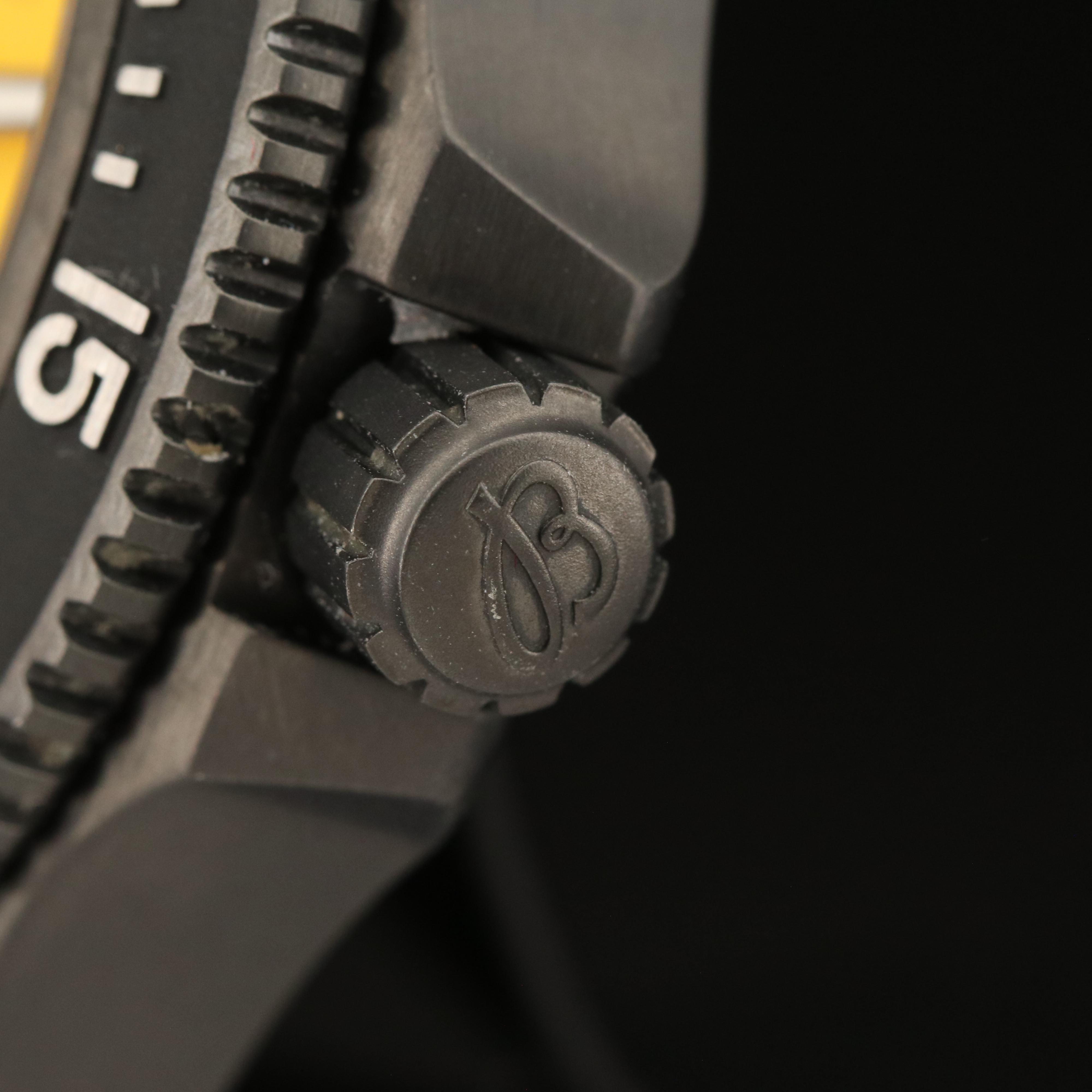 Breitling Superocean 46 Yellow Dial Automatic Watch