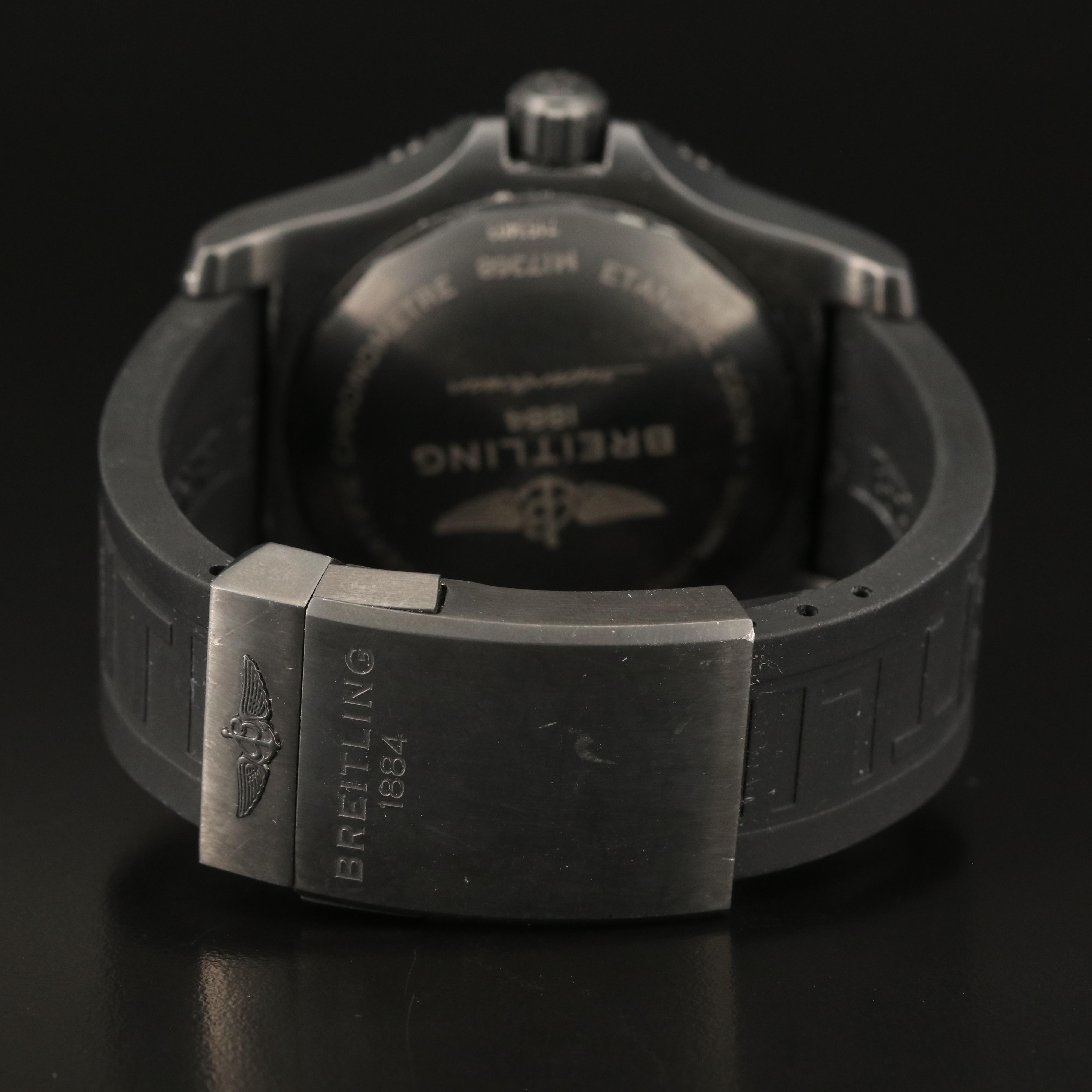 Breitling Superocean 46 Yellow Dial Automatic Watch