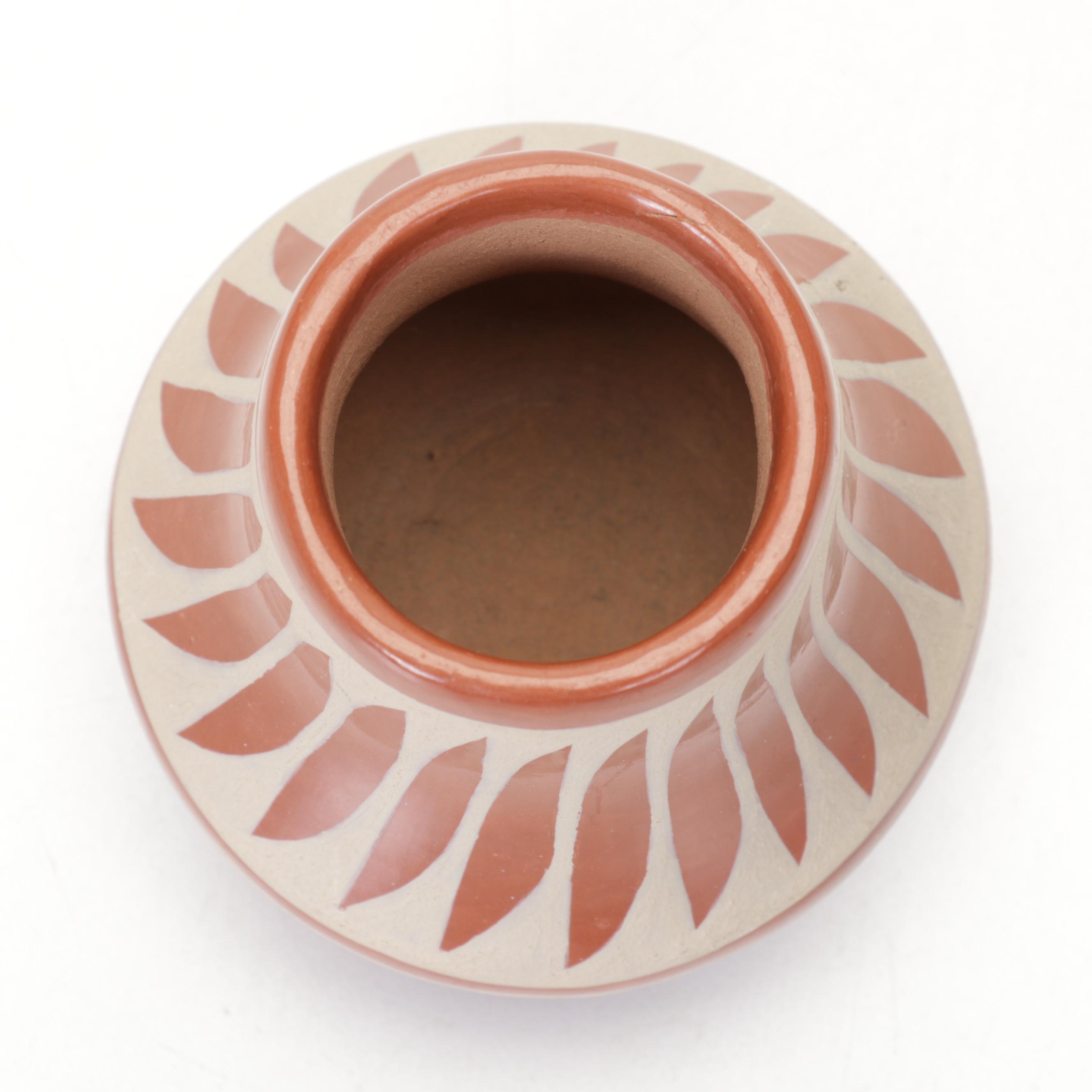 Popovi Da Studio of Indian Arts Signed Pueblo Pottery Jars