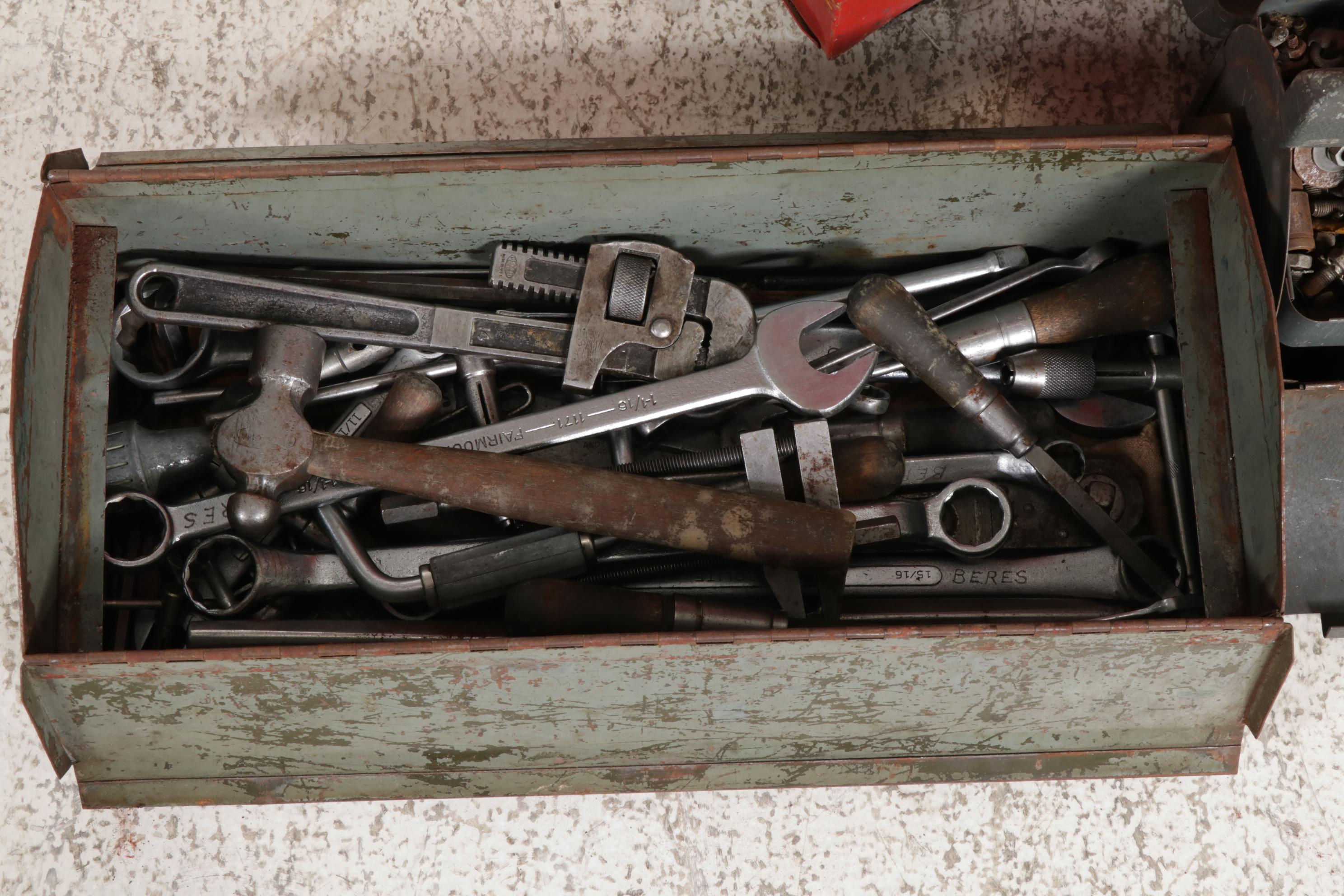 Sears Craftsman Tool Chests and Two Portable Tool Boxes, 20th Century