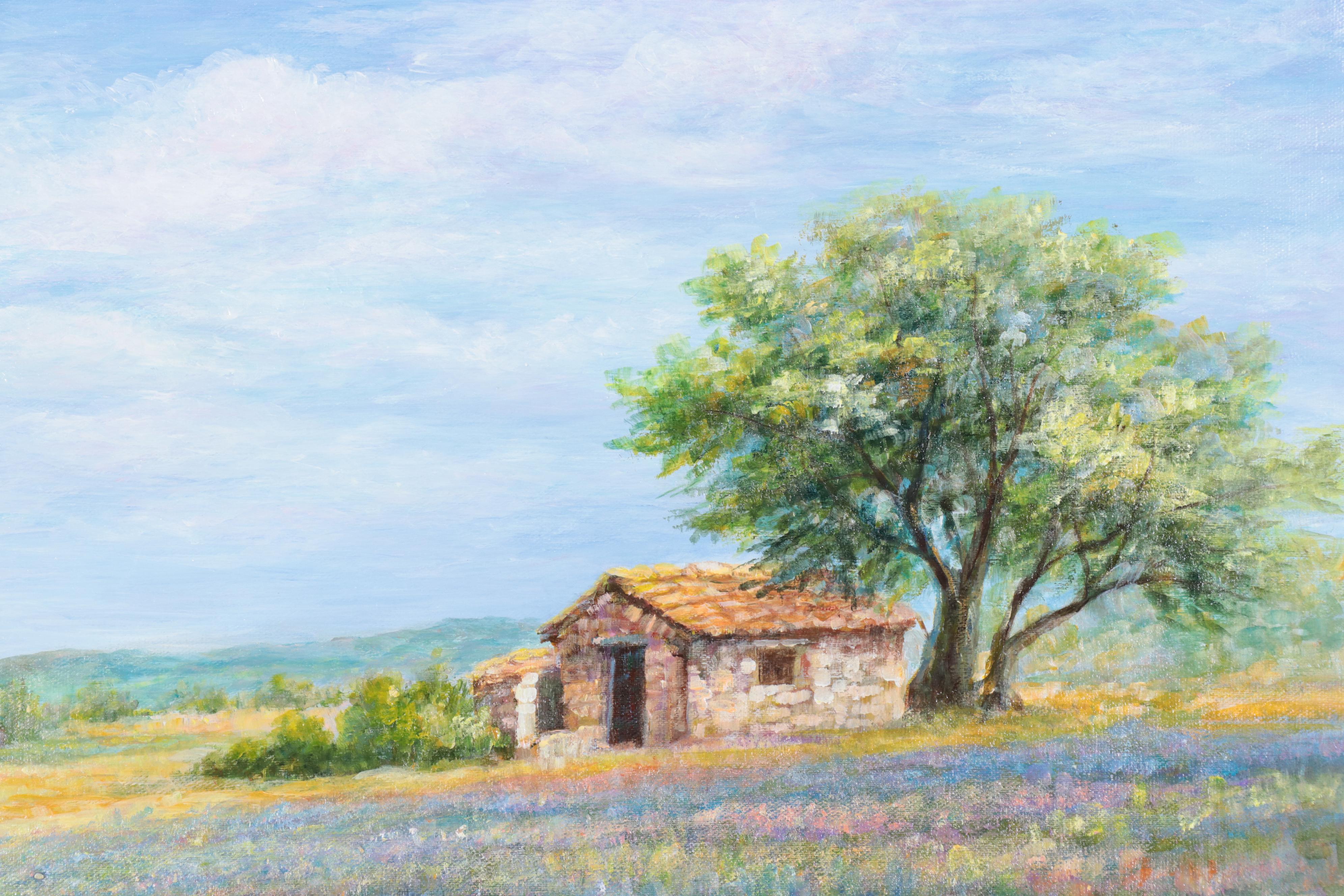 Qinghua Landscape Oil Painting