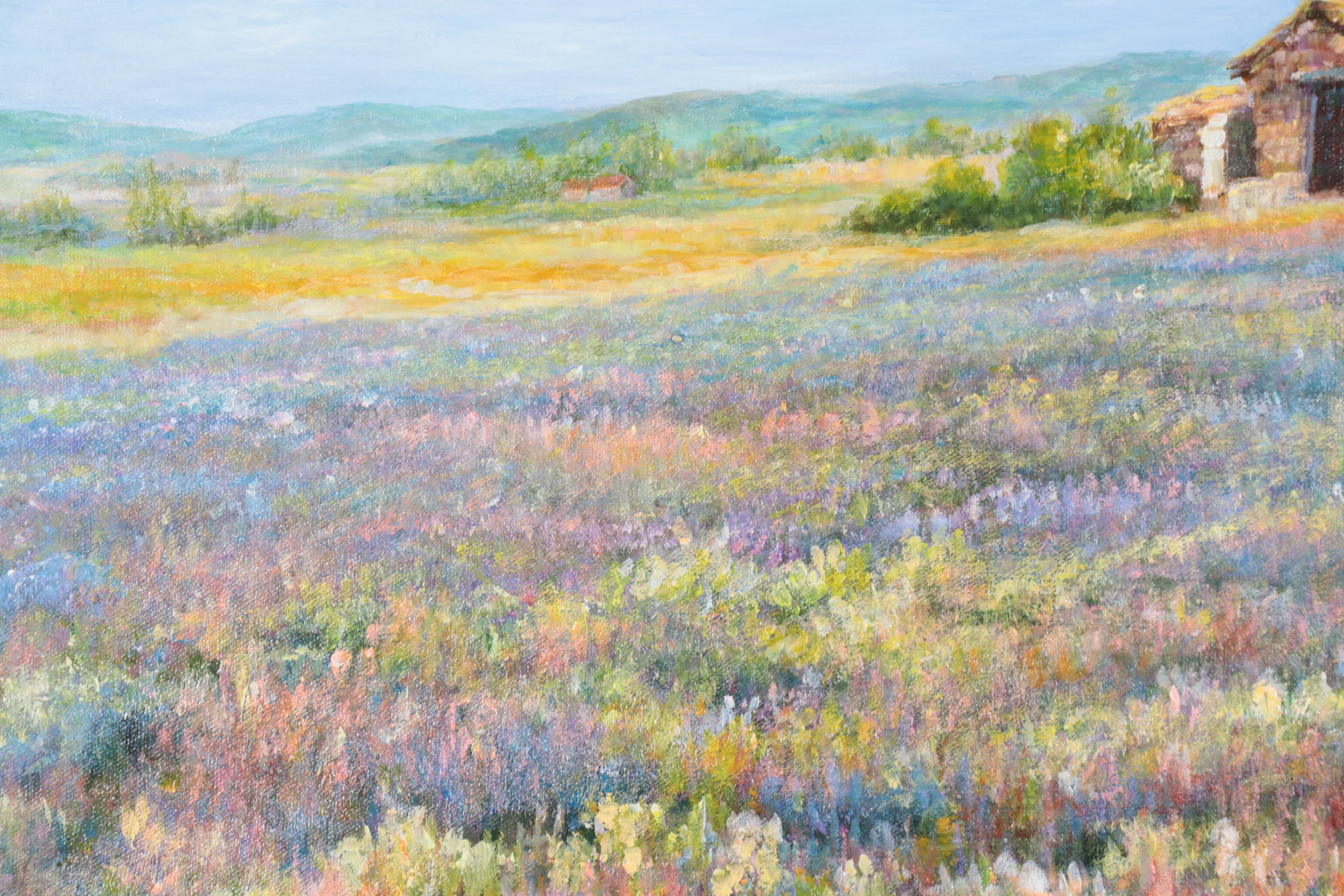 Qinghua Landscape Oil Painting