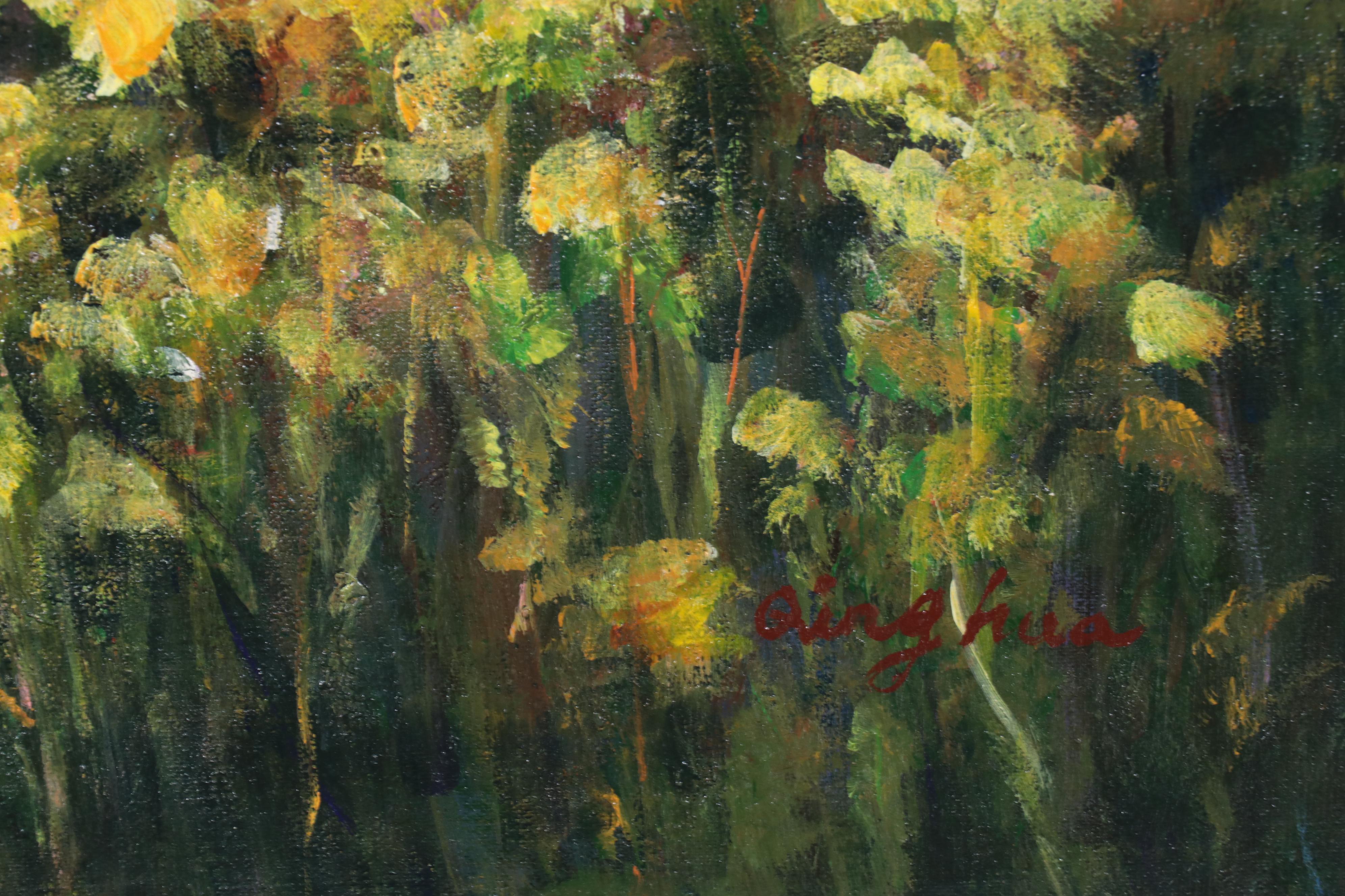 Qinghua Landscape Oil Painting