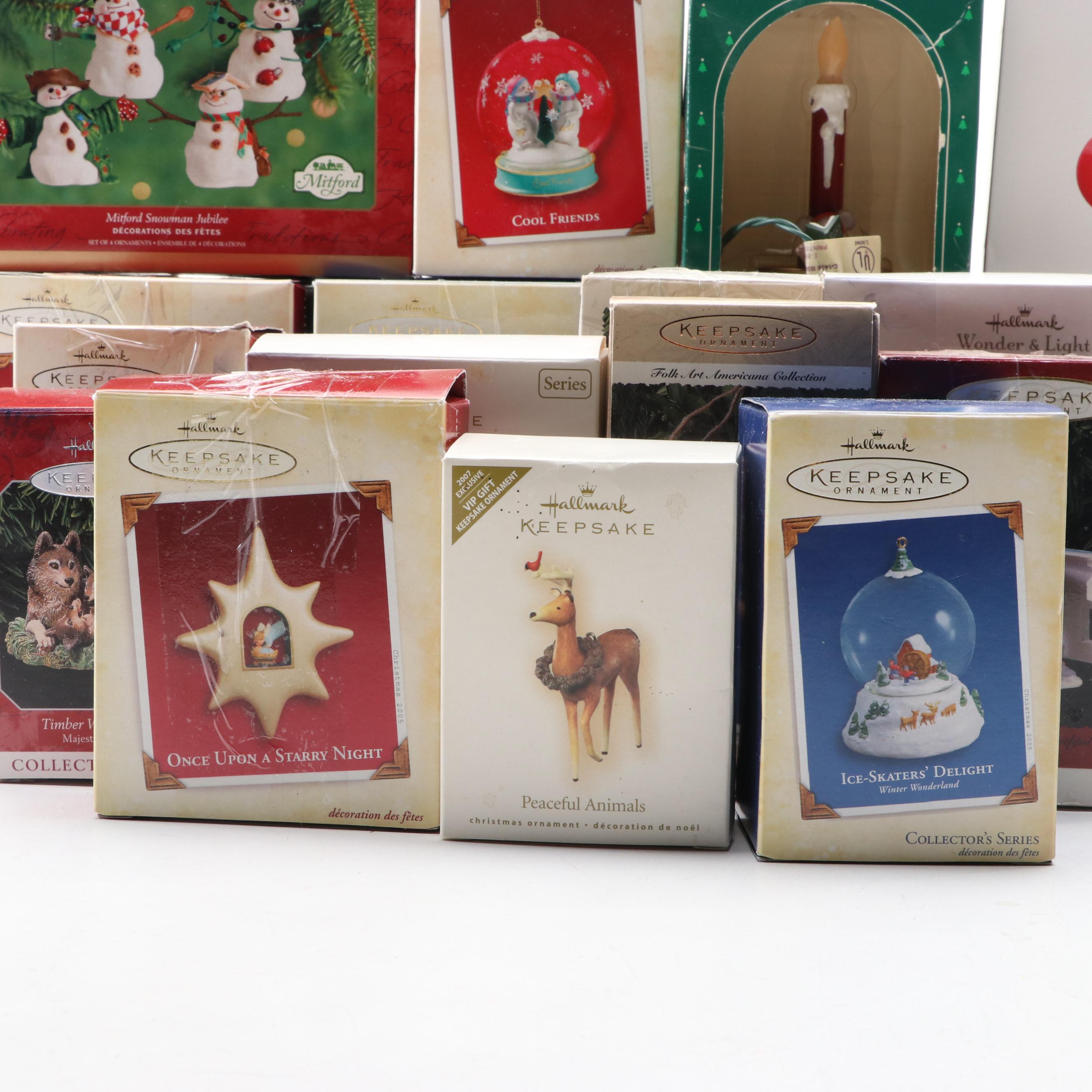 Hallmark Christmas Ornaments Including "The Church Choir" and More