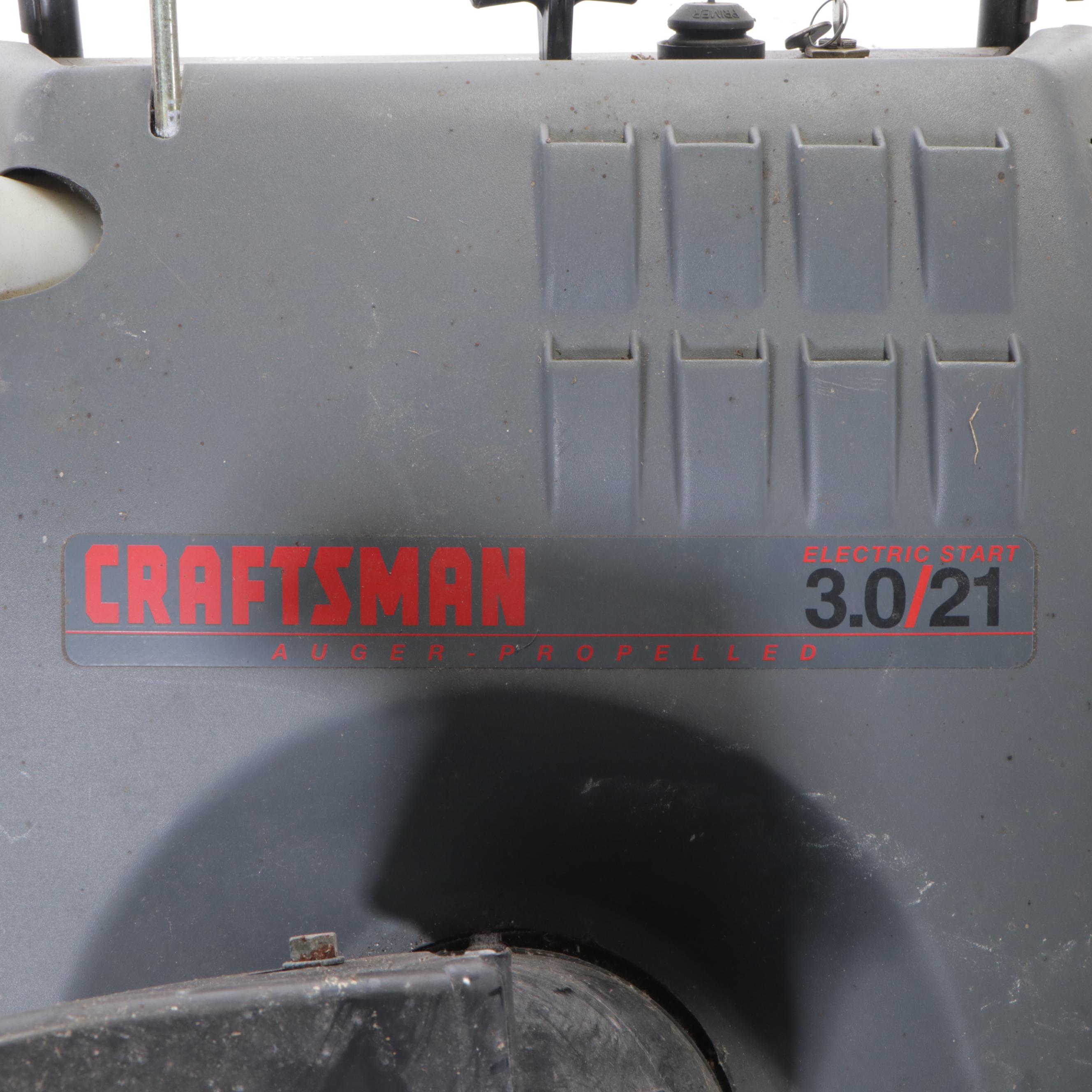 Craftsman Auger-Propelled Electric Start Snow Blower