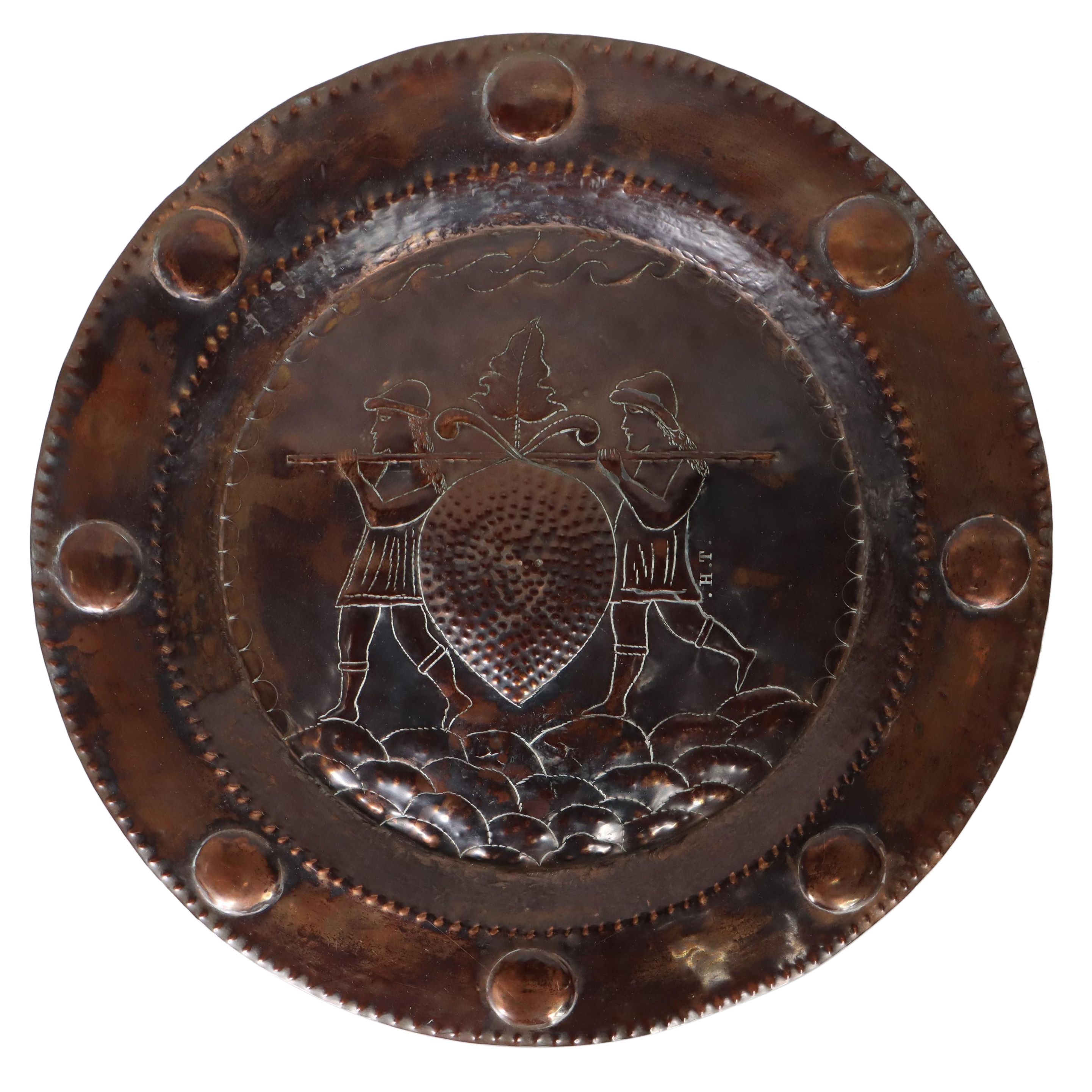 Cast Iron Shield of Warriors
