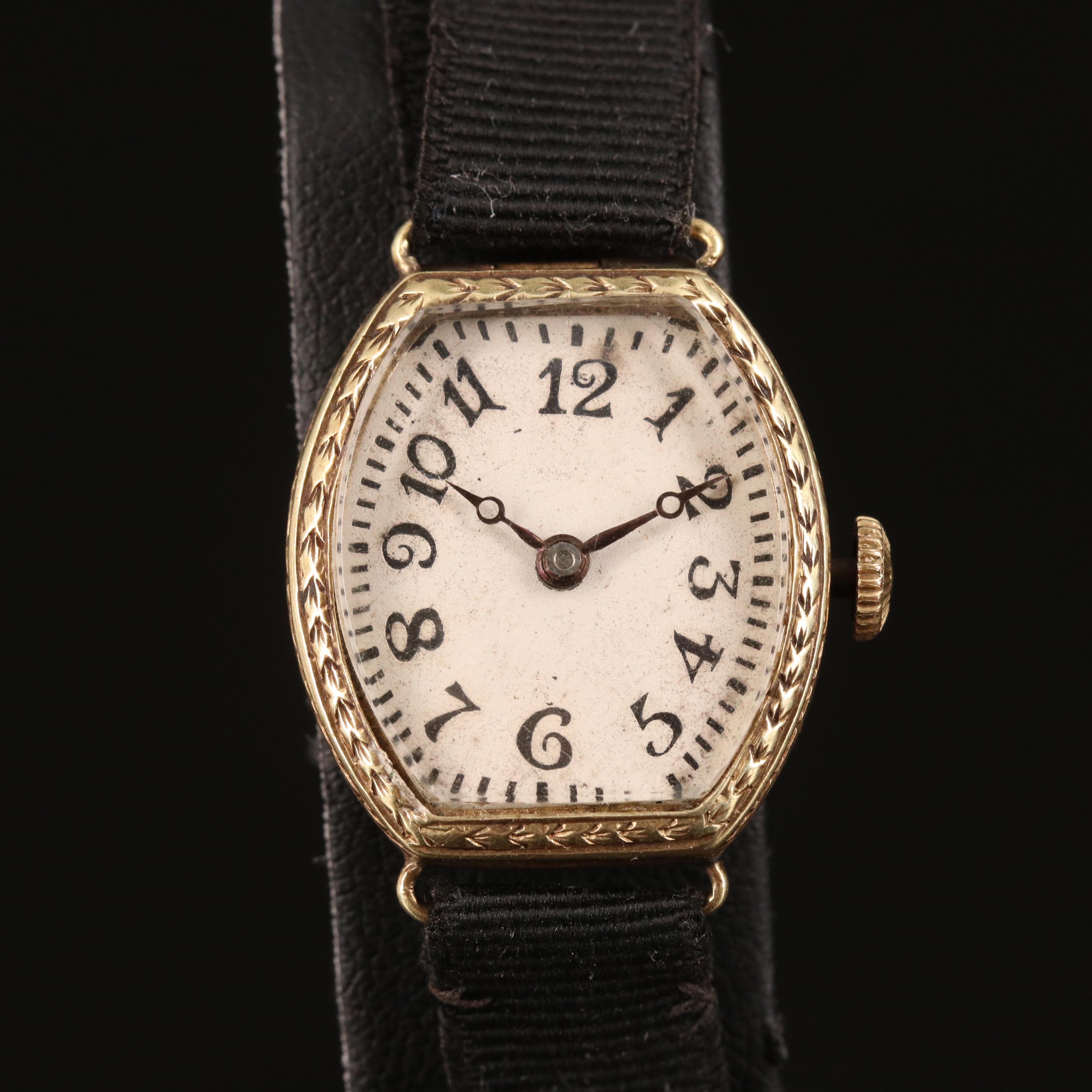 14K Vintage Hafis Swiss Watch