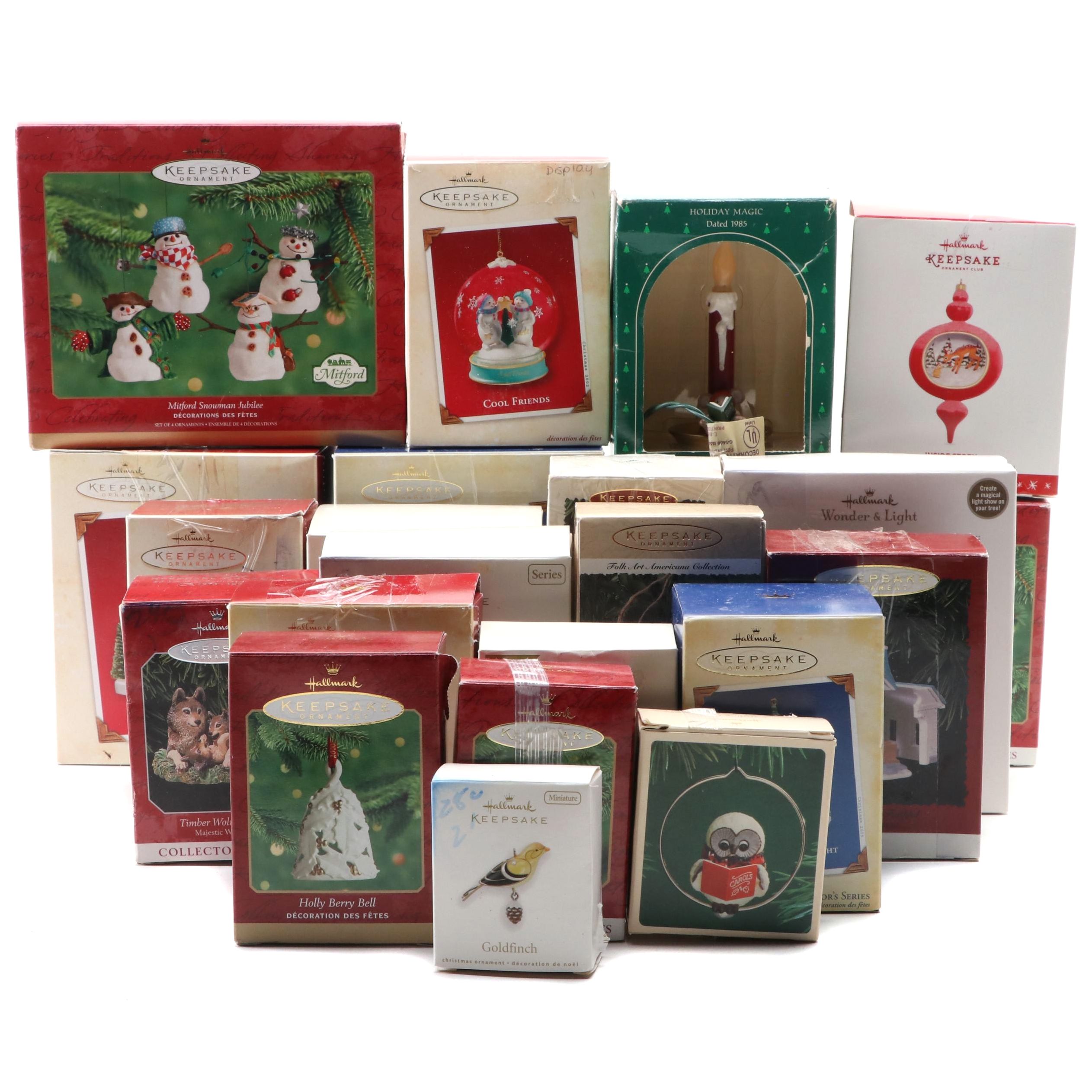 Hallmark Christmas Ornaments Including "The Church Choir" and More