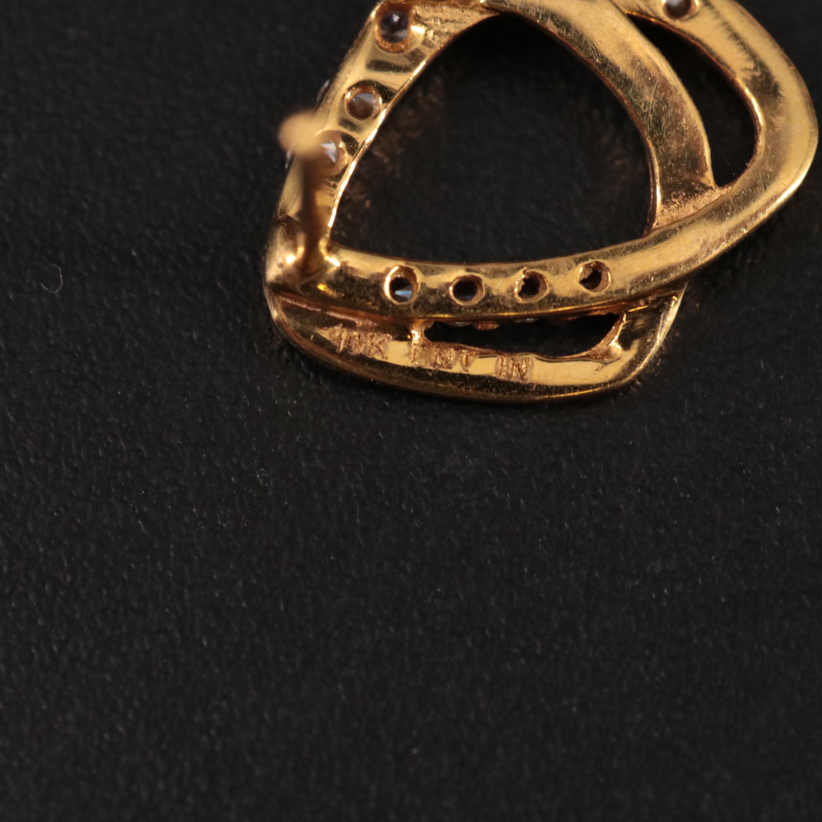 10K Cubic Zirconia Stud Earrings