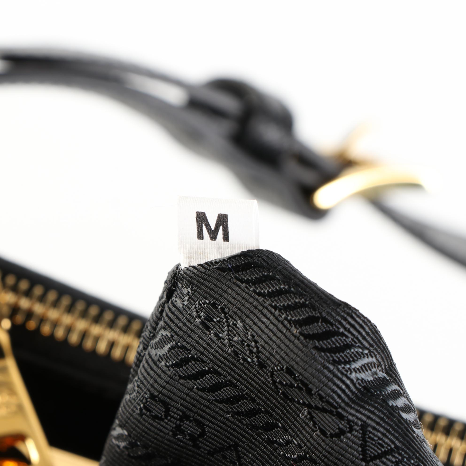 Prada Double Zip Frame Bag in Saffiano Leather