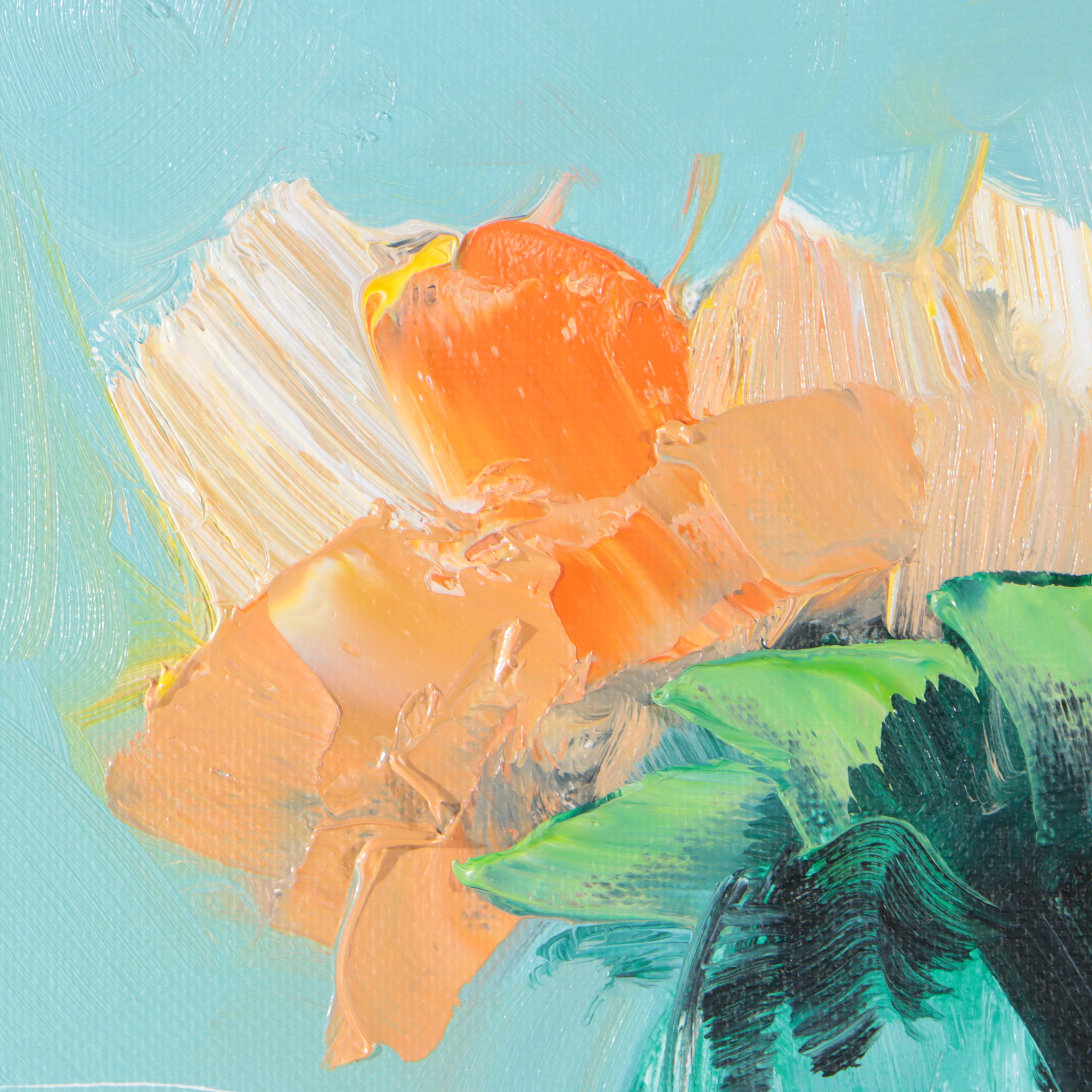 José M. Lima Floral Still Life Oil Painting, 2022