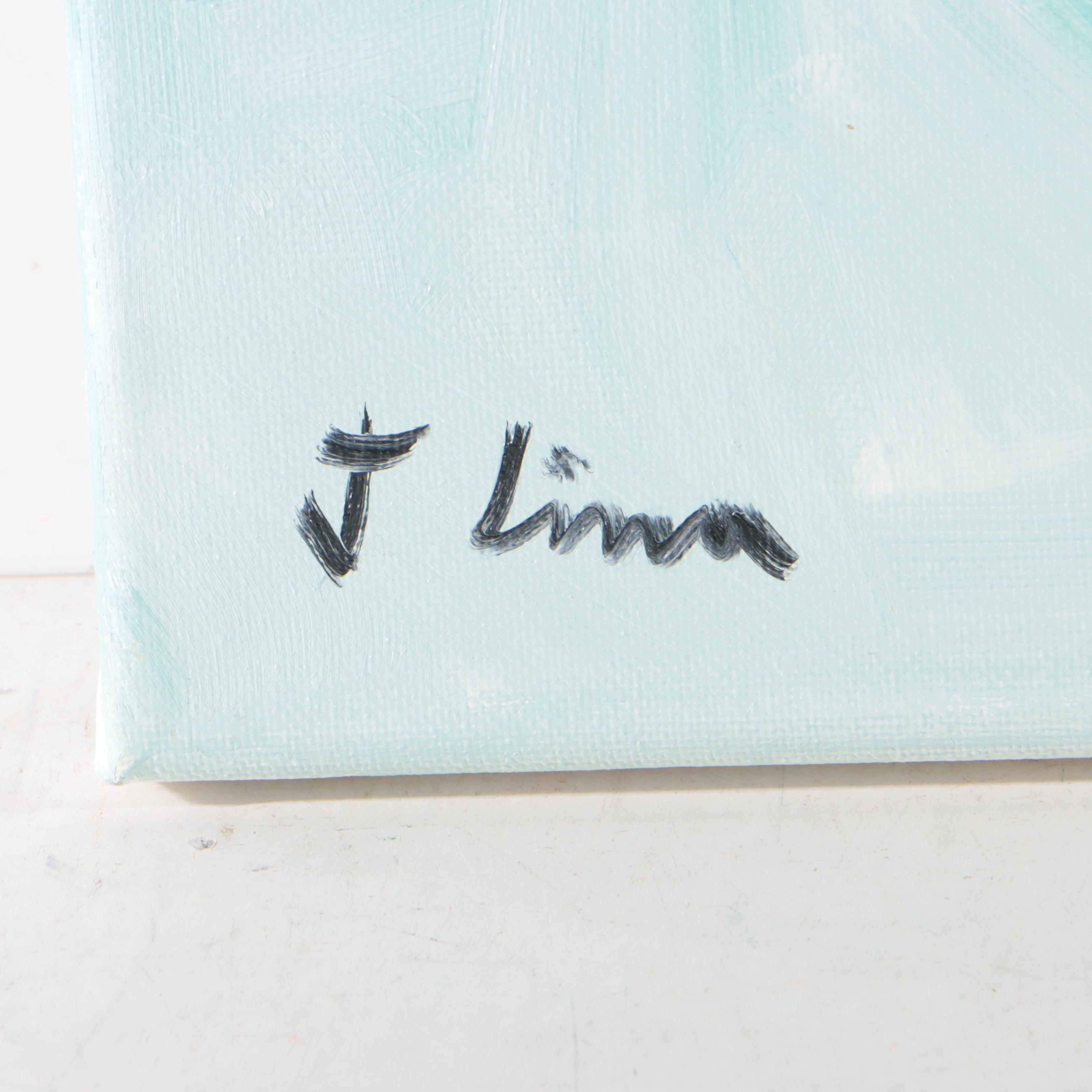 José M. Lima Floral Still Life Oil Painting, 2022