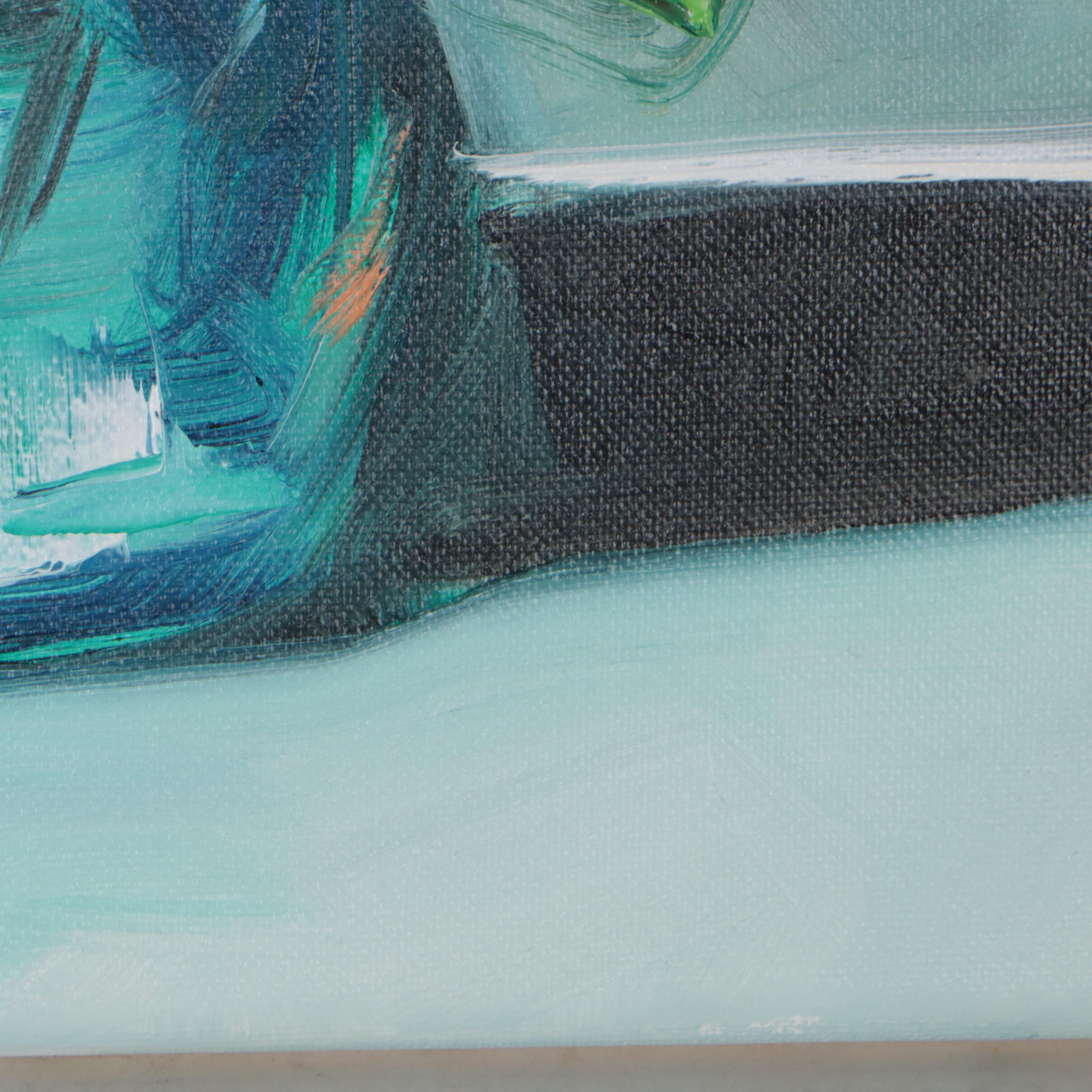 José M. Lima Floral Still Life Oil Painting, 2022