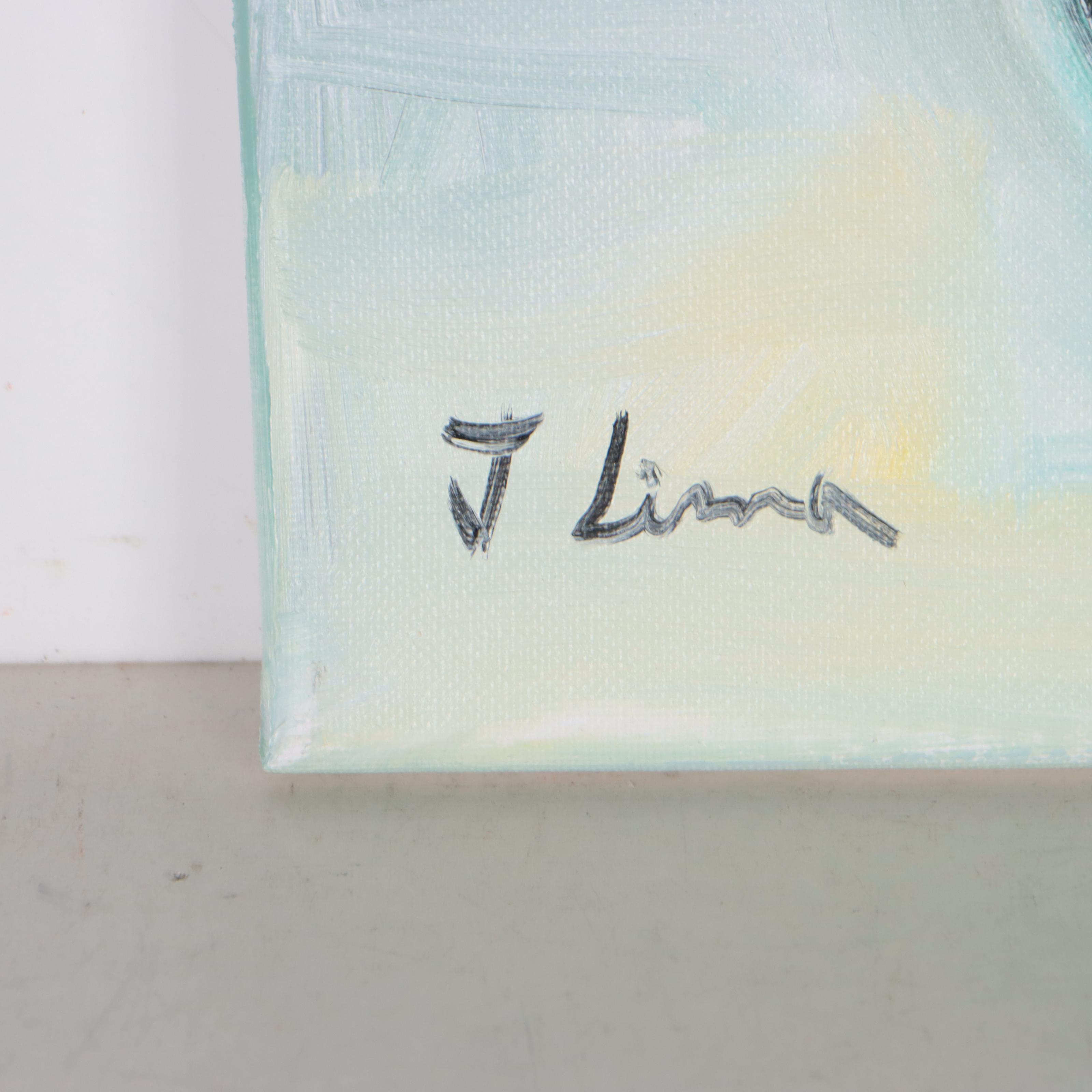 José M. Lima Floral Still Life Oil Painting, 2022