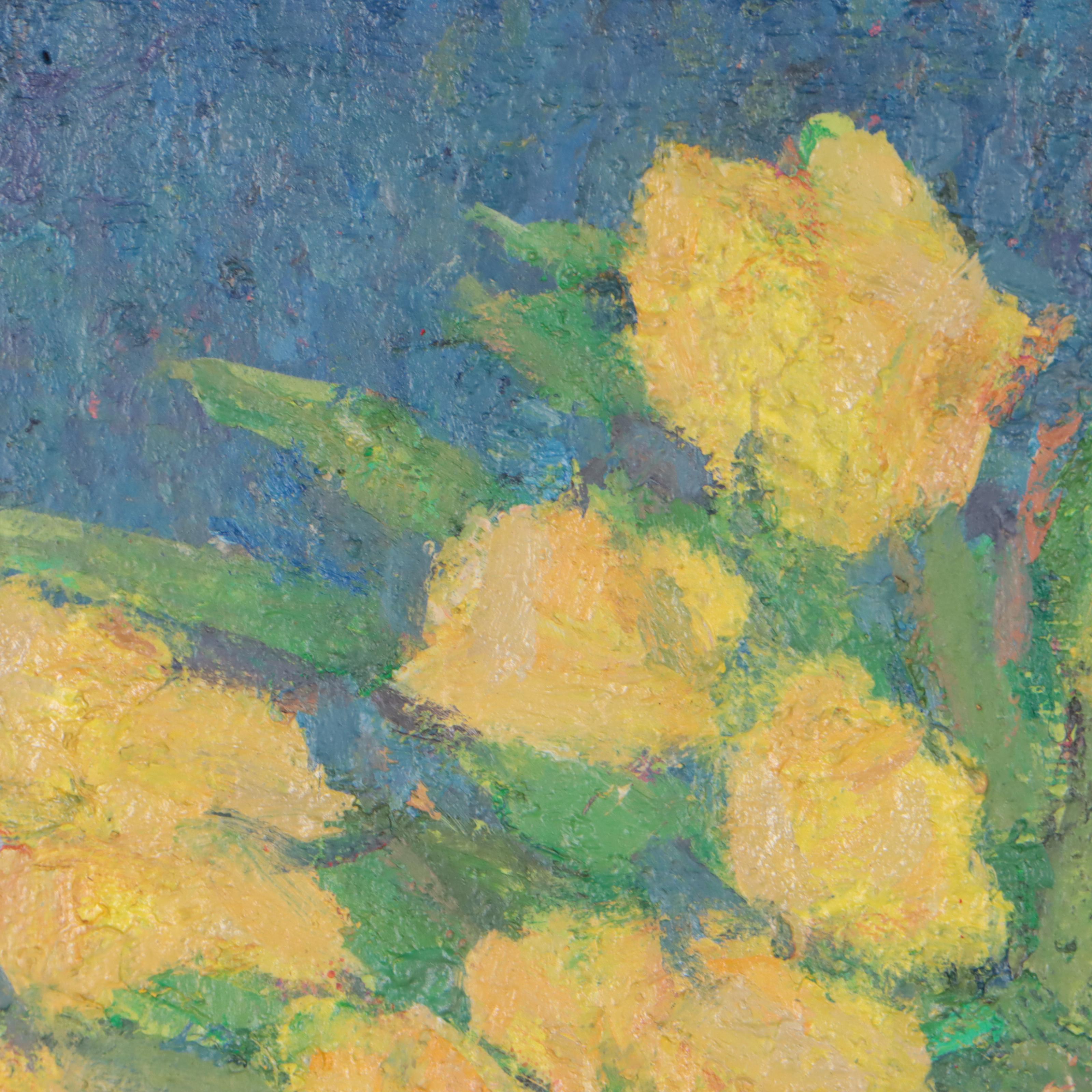 Kevin Kasik Oil Painting of Floral Still Life "Tulip Spray," 2022