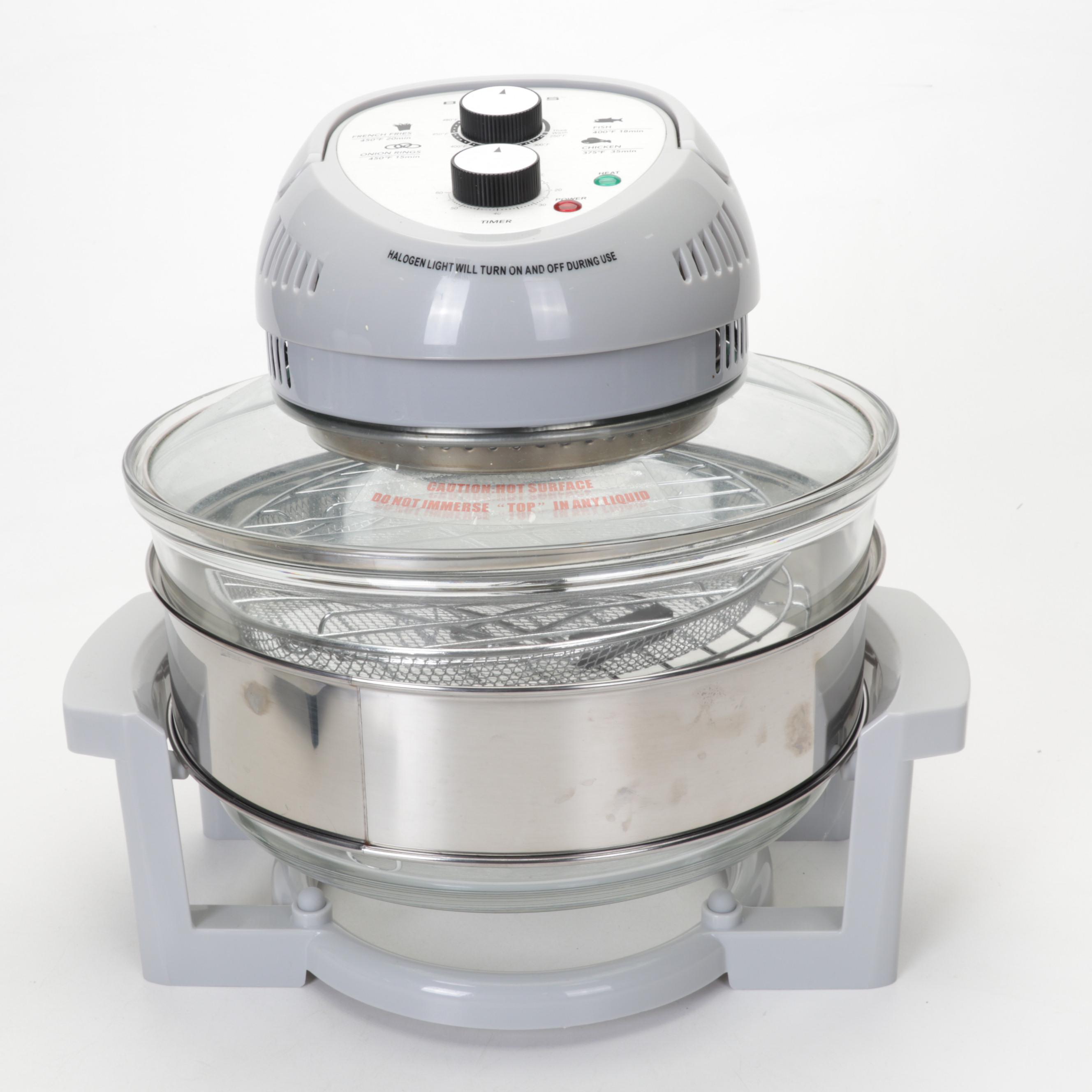 Big Boss Air Fryer, Presto Rice Cooker, and Rival Waffle Iron