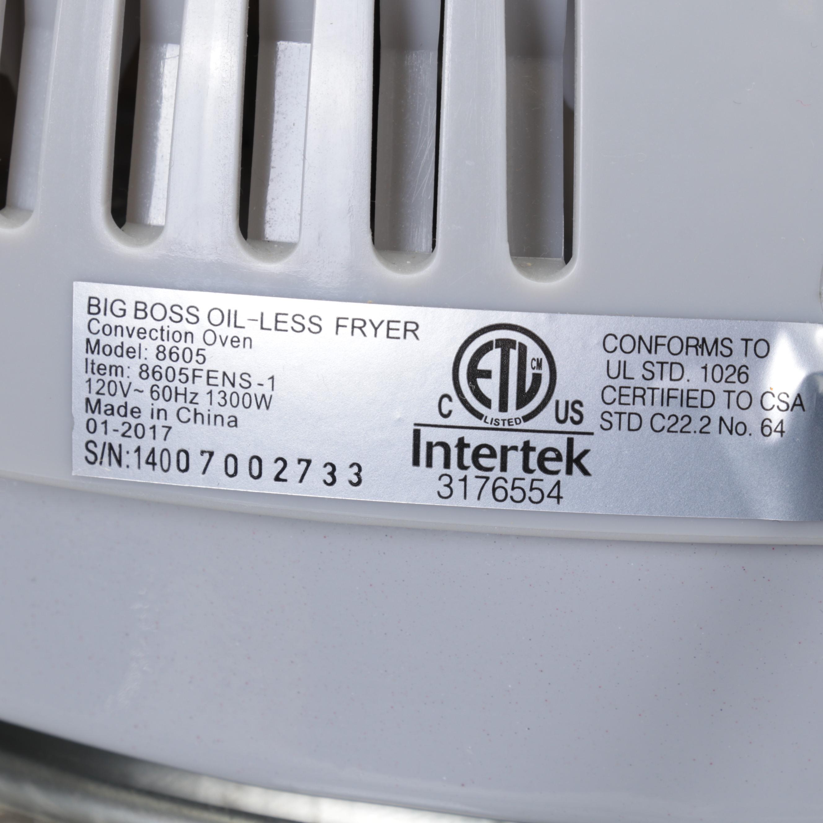 Big Boss Air Fryer, Presto Rice Cooker, and Rival Waffle Iron