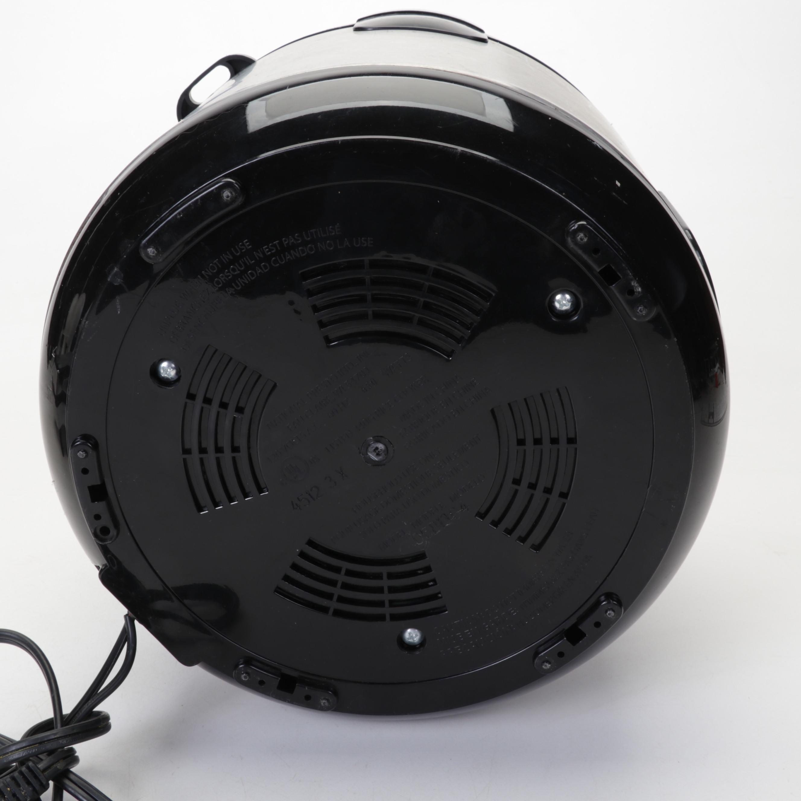 Big Boss Air Fryer, Presto Rice Cooker, and Rival Waffle Iron