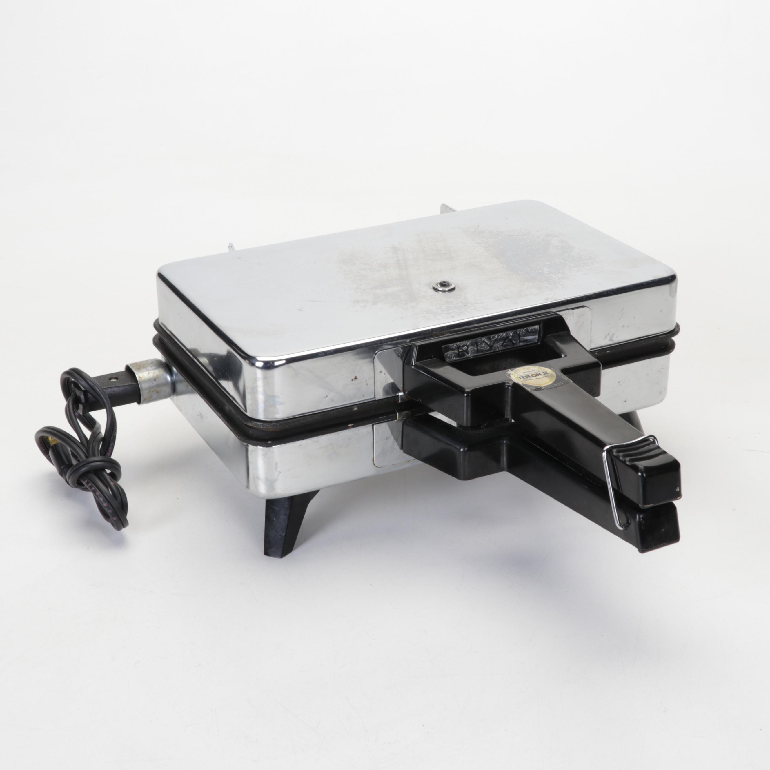 Big Boss Air Fryer, Presto Rice Cooker, and Rival Waffle Iron