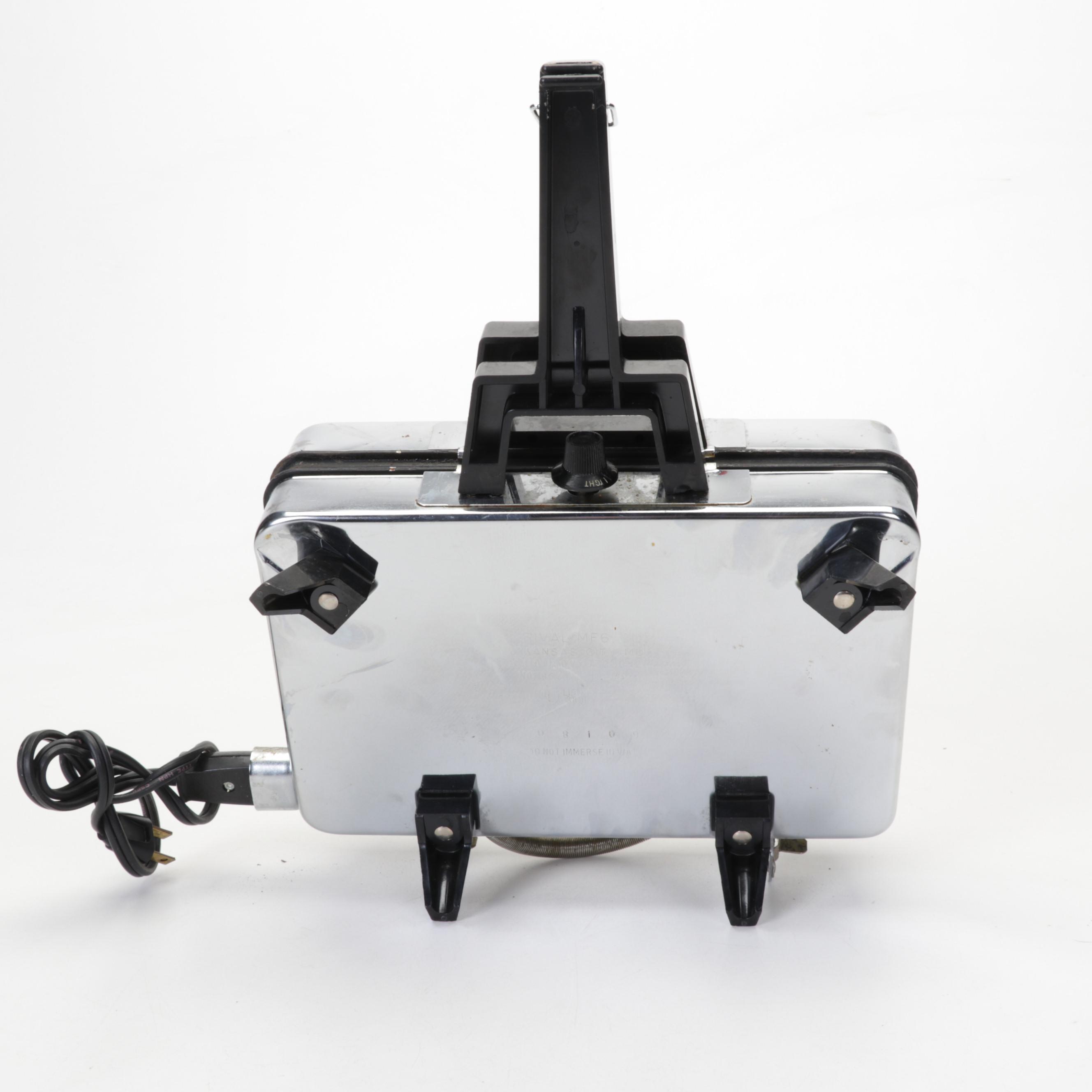 Big Boss Air Fryer, Presto Rice Cooker, and Rival Waffle Iron