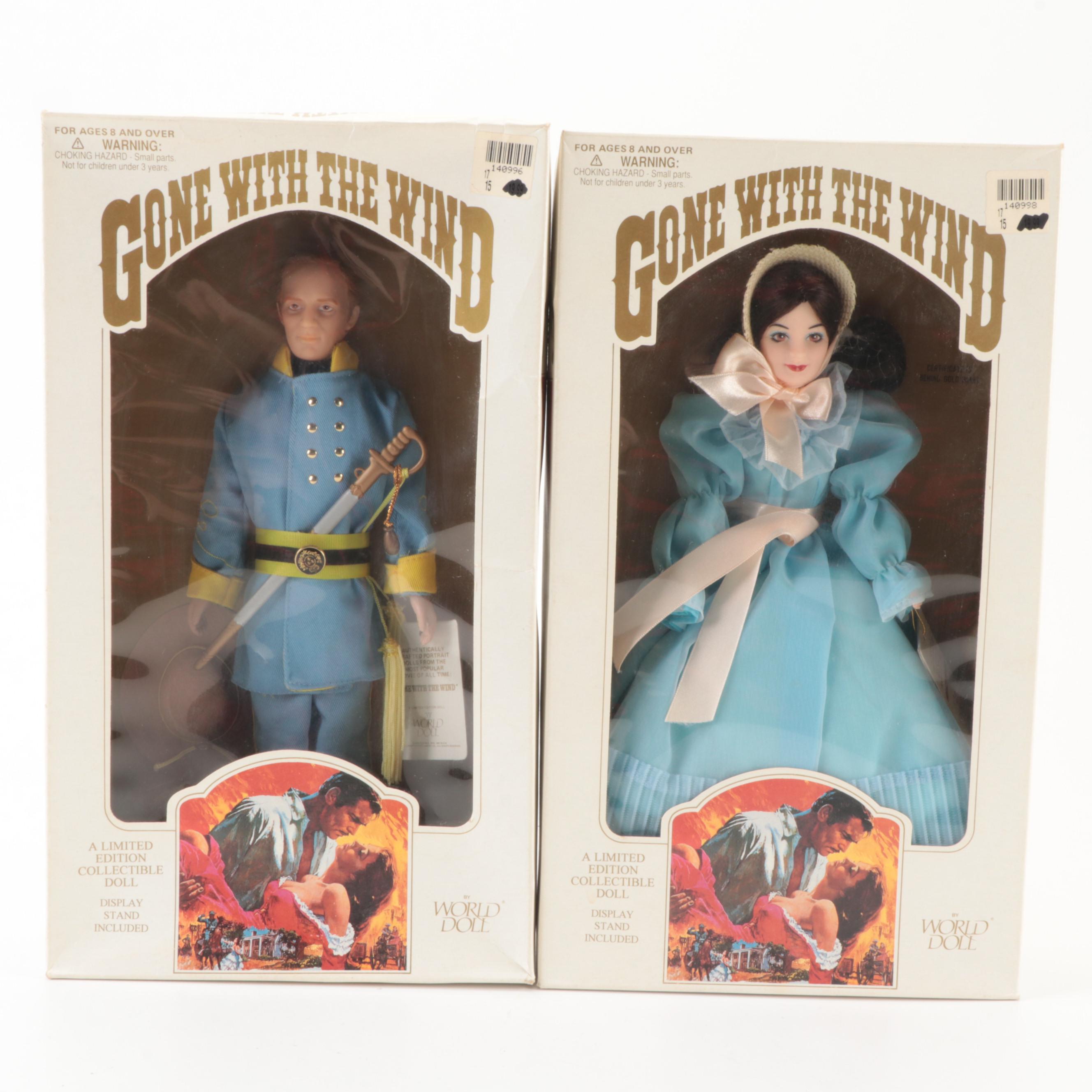 World Doll Scarlett, Rhett Butler, and Other "Gone with the Wind" Dolls