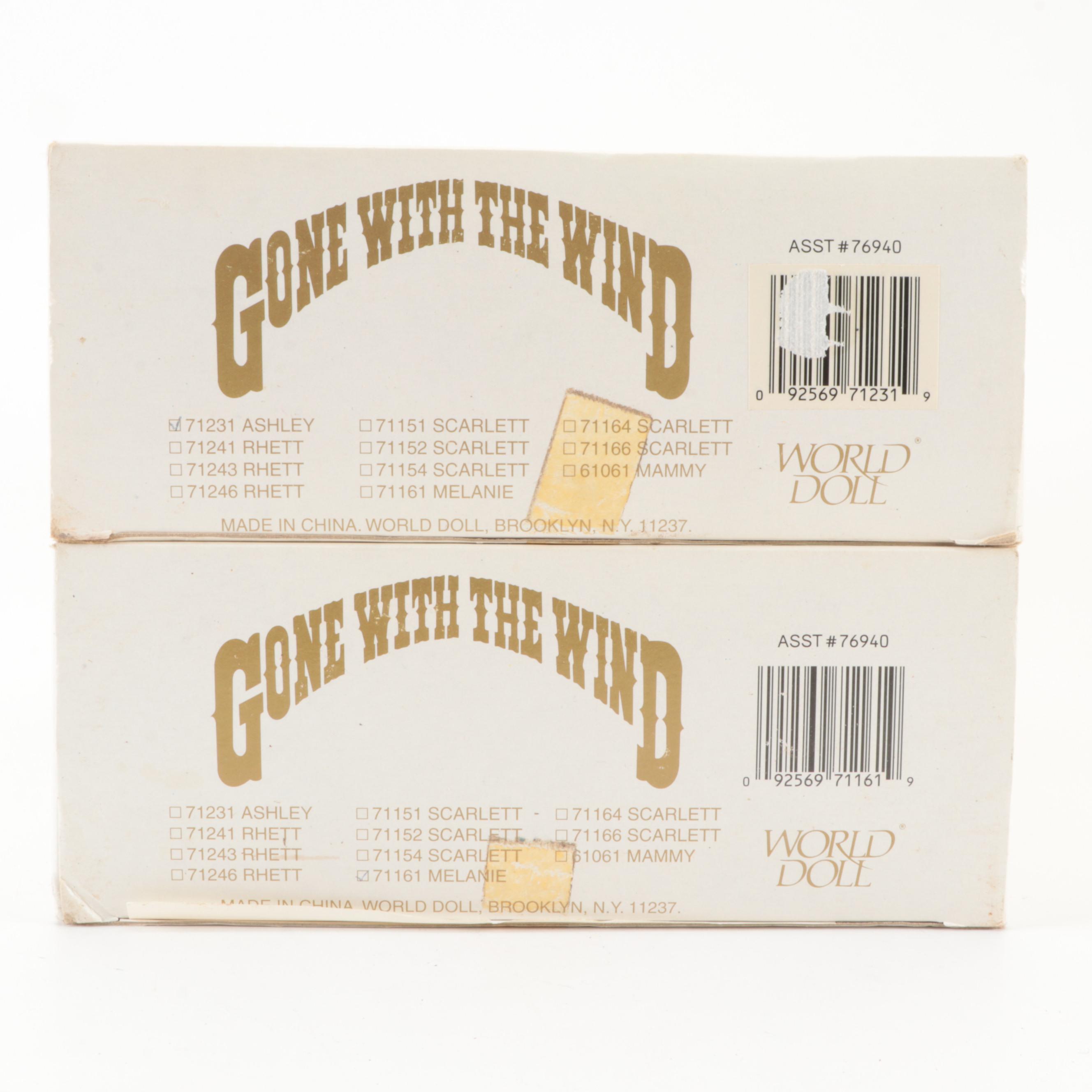 World Doll Scarlett, Rhett Butler, and Other "Gone with the Wind" Dolls