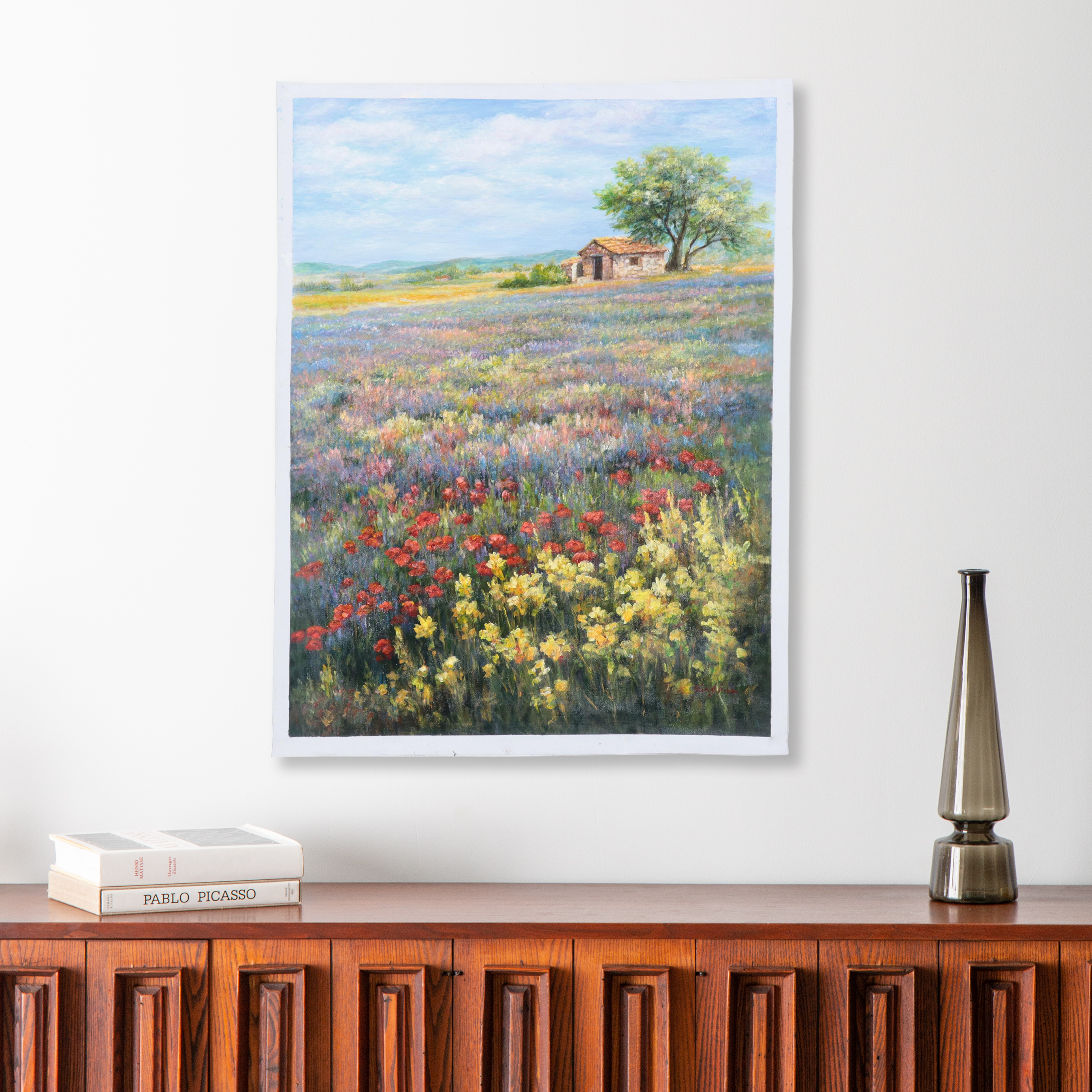 Qinghua Landscape Oil Painting