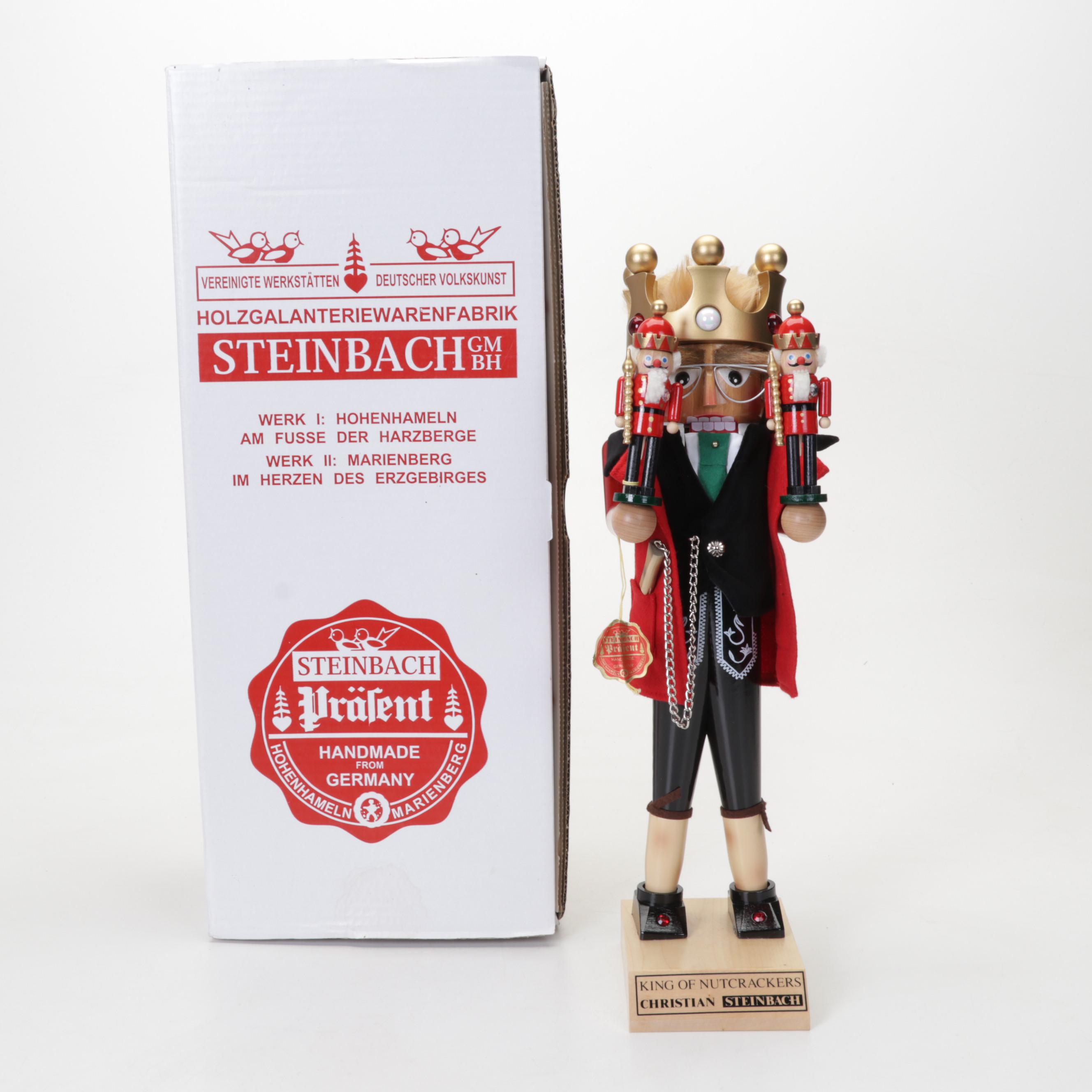 Steinbach Handmade "King of Nutcrackers" Wooden Nutcracker