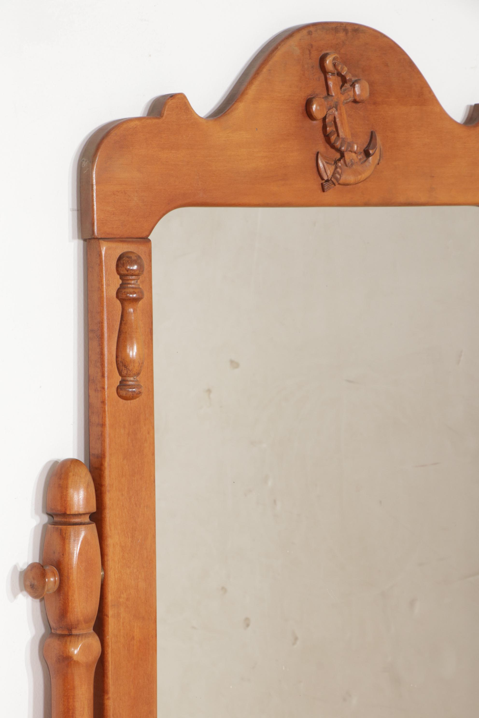 Virginia House Nautical-Themed Maple Three-Piece Bedroom Set, Mid-20th Century