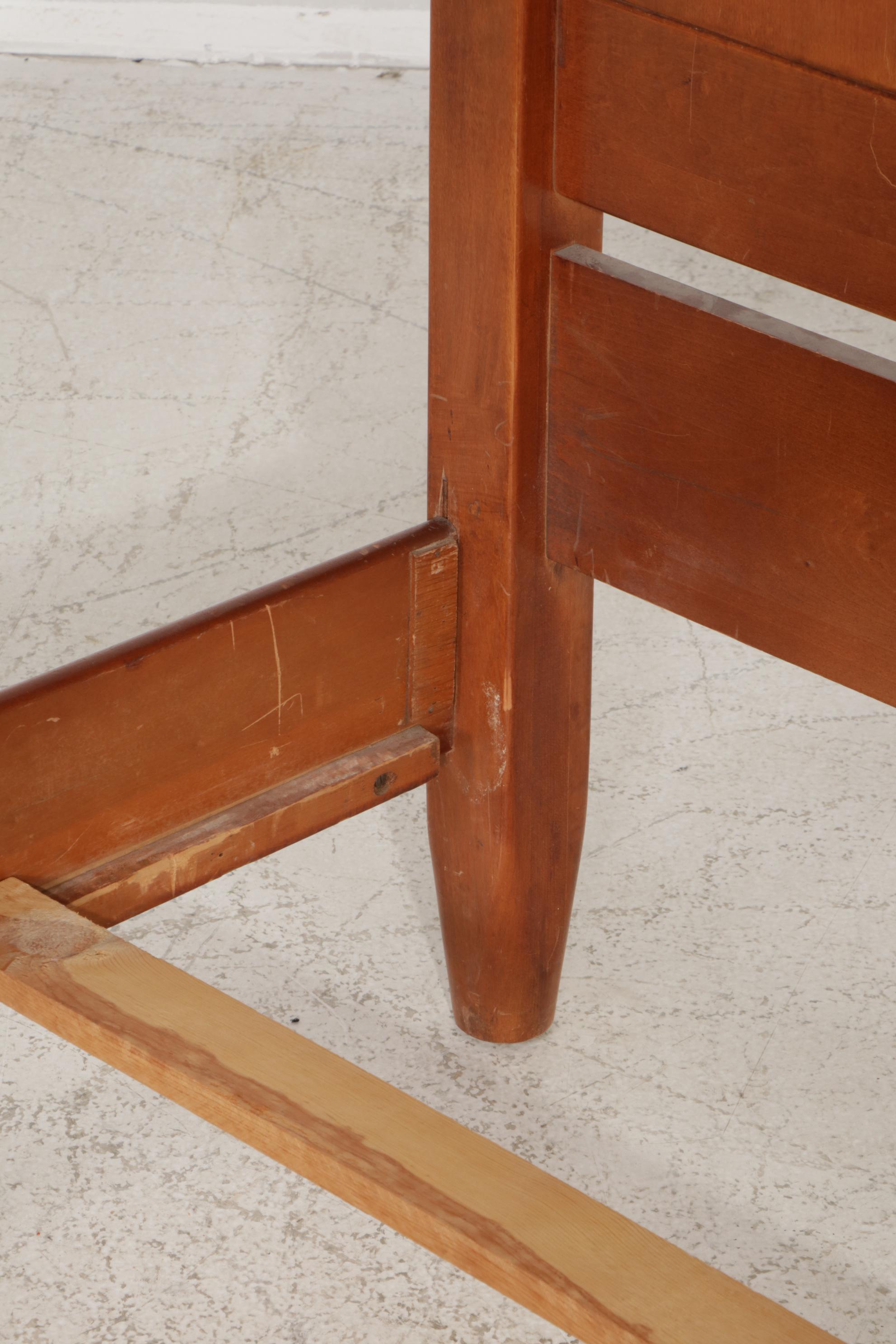 Virginia House Nautical-Themed Maple Three-Piece Bedroom Set, Mid-20th Century